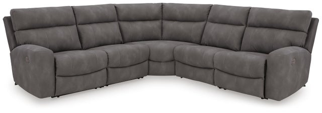 Next-Gen DuraPella Performance Fabric 5-Piece Dual Power Reclining Modular Sectional