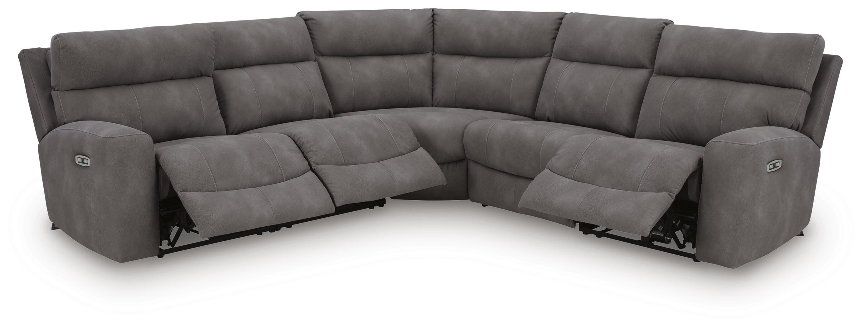 Next-Gen DuraPella 5-Piece Power Reclining Sectional - image 3