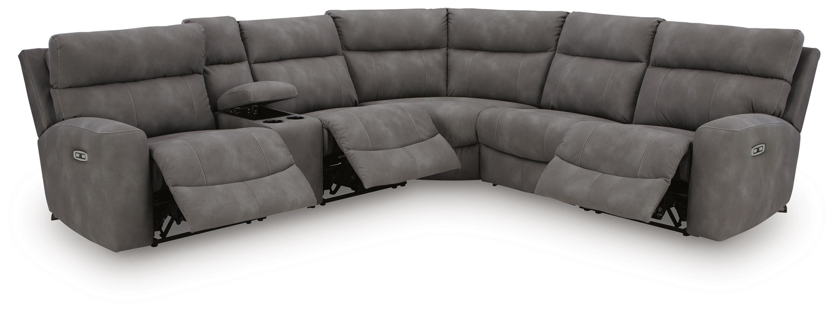 Seccional reclinable eléctrico de 6 piezas Durapella de nueva generación - image 3