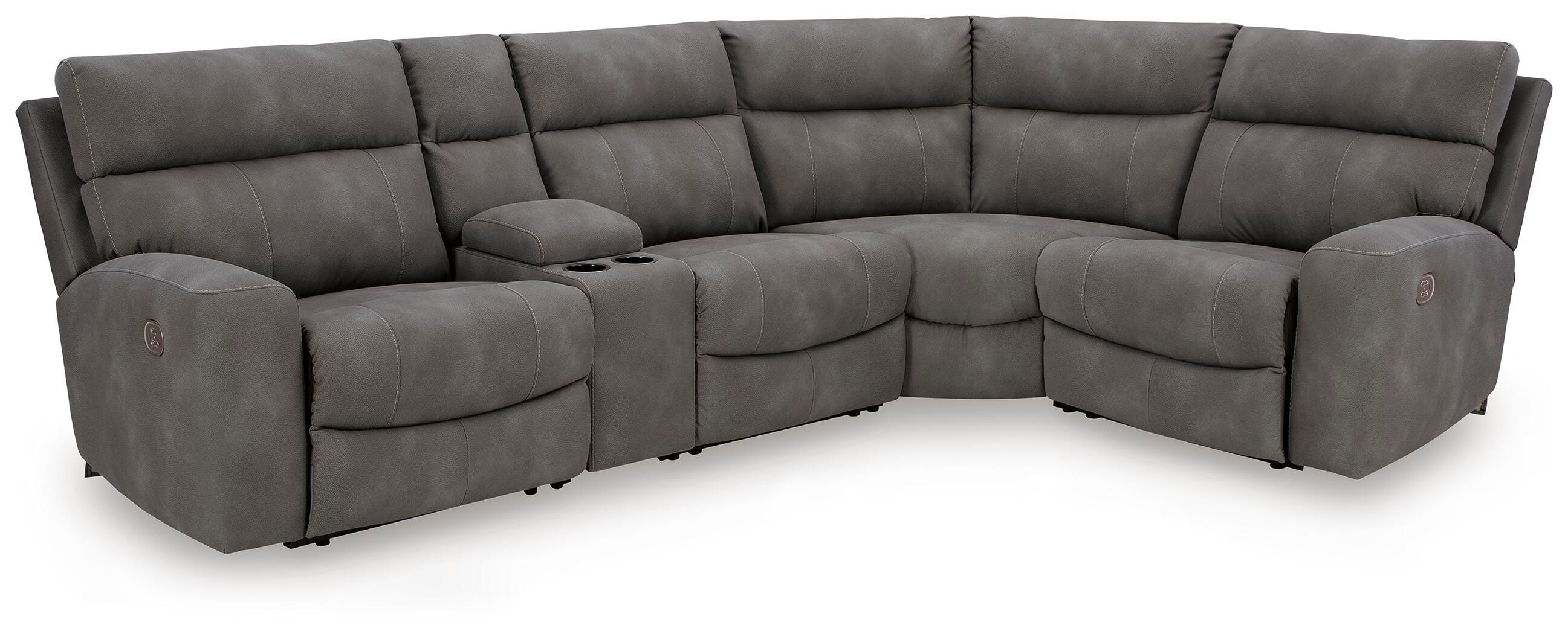 Next-Gen DuraPella 5-Piece Power Reclining Sectional - image 1