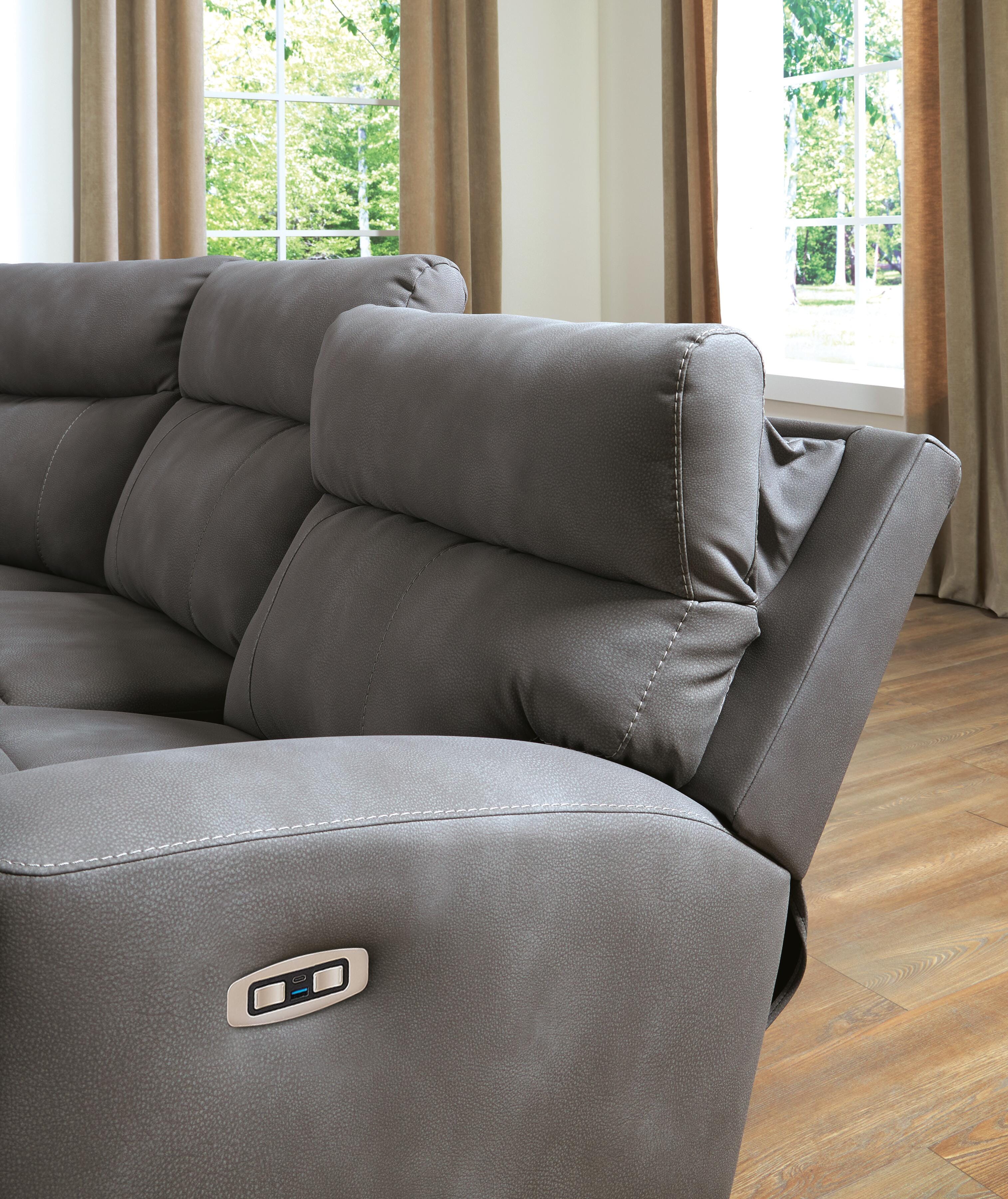 Next-Gen DuraPella 2-Piece Power Reclining Sectional Loveseat - image 5