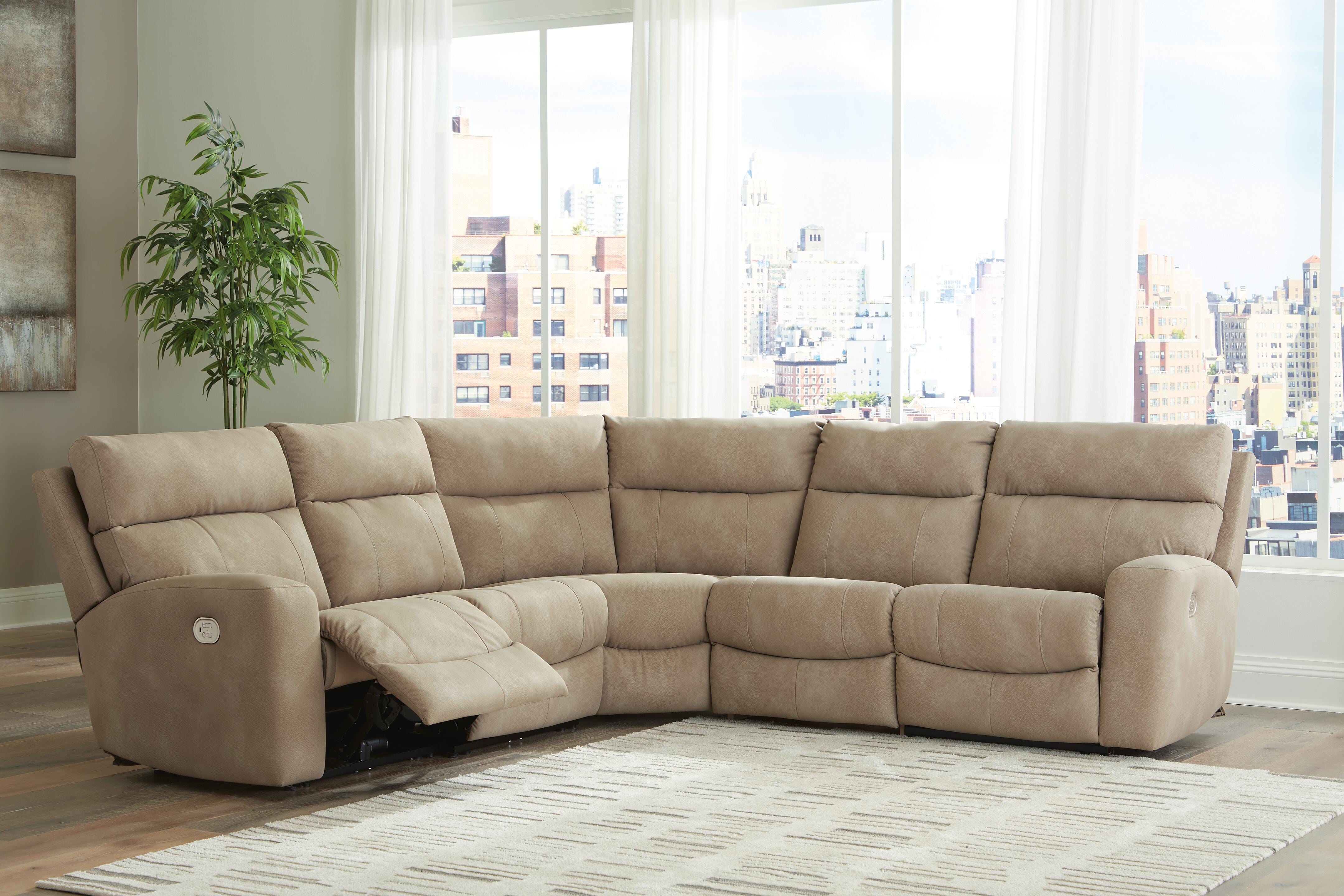 Next-Gen DuraPella 5-Piece Power Reclining Sectional - image 1