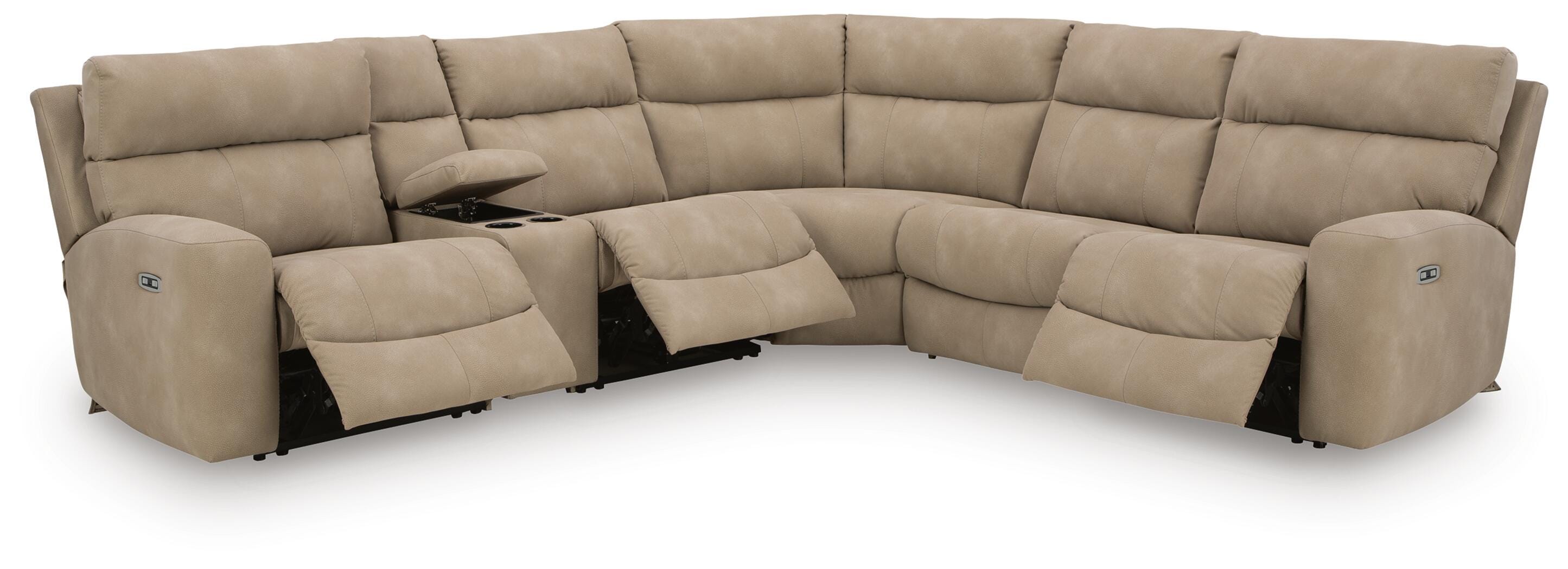 Seccional reclinable eléctrico de 6 piezas Durapella de nueva generación - image 3