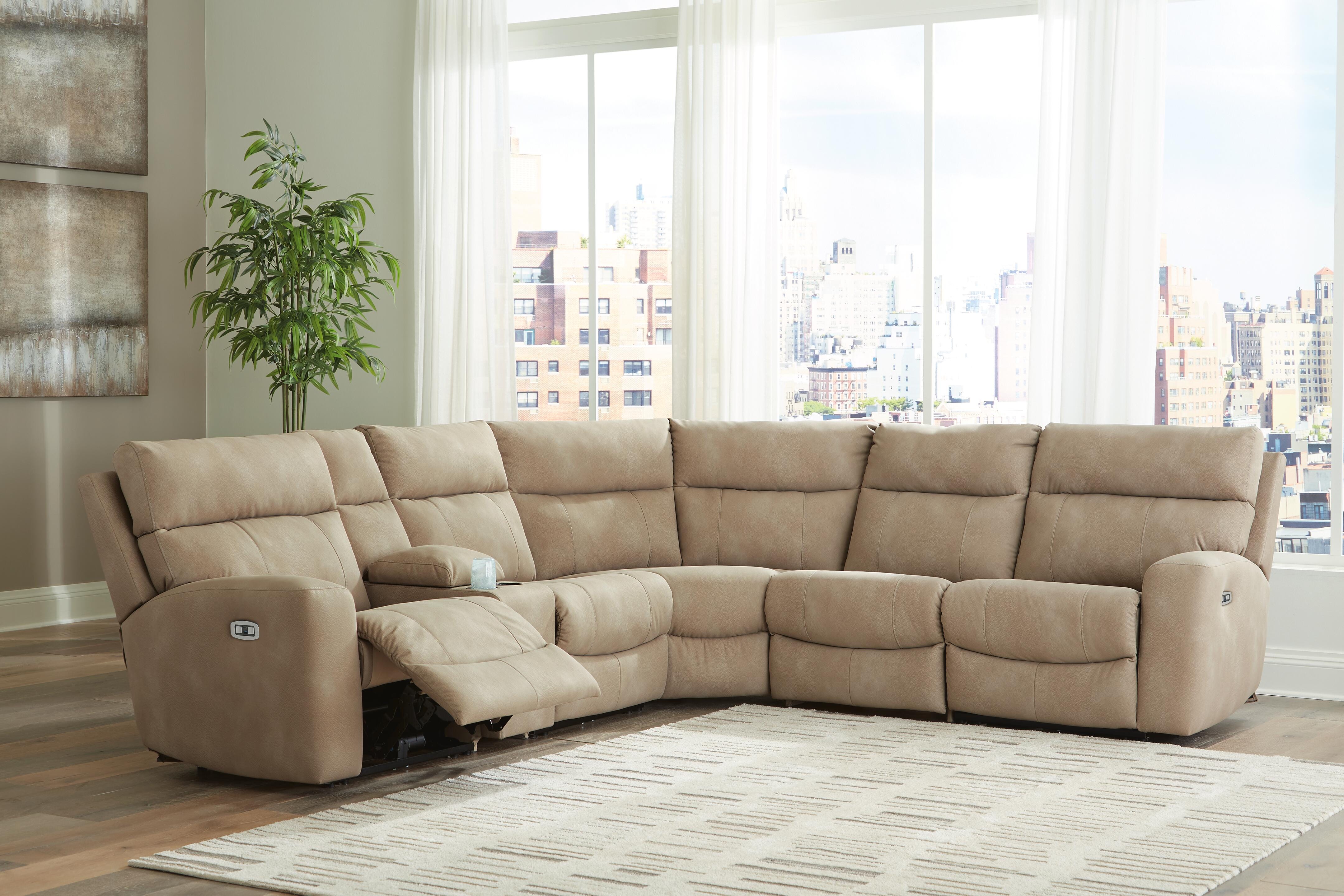 Next-Gen DuraPella 6-Piece Power Reclining Sectional - image 1