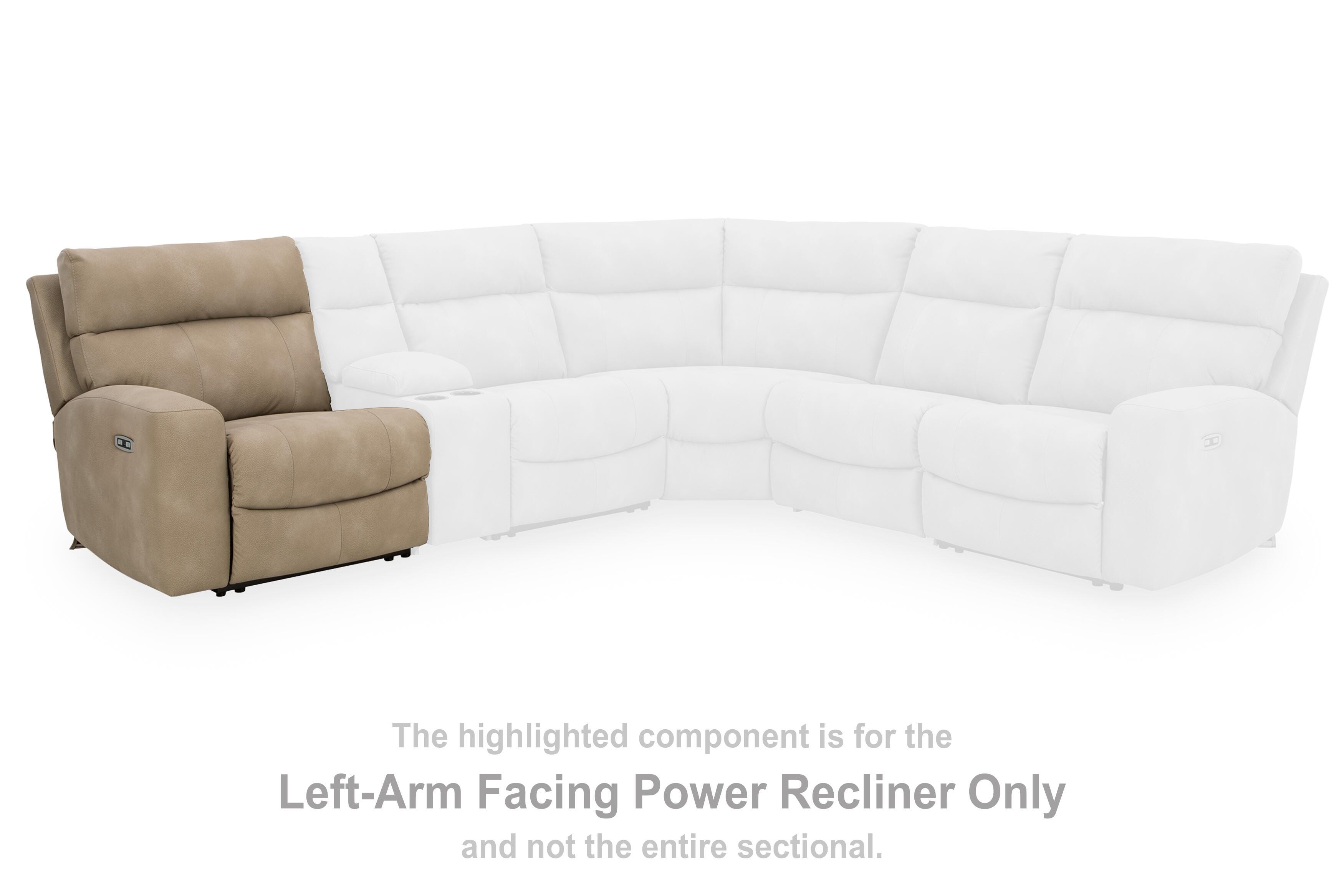 Next-Gen Durapella Left-Arm Facing Power Recliner