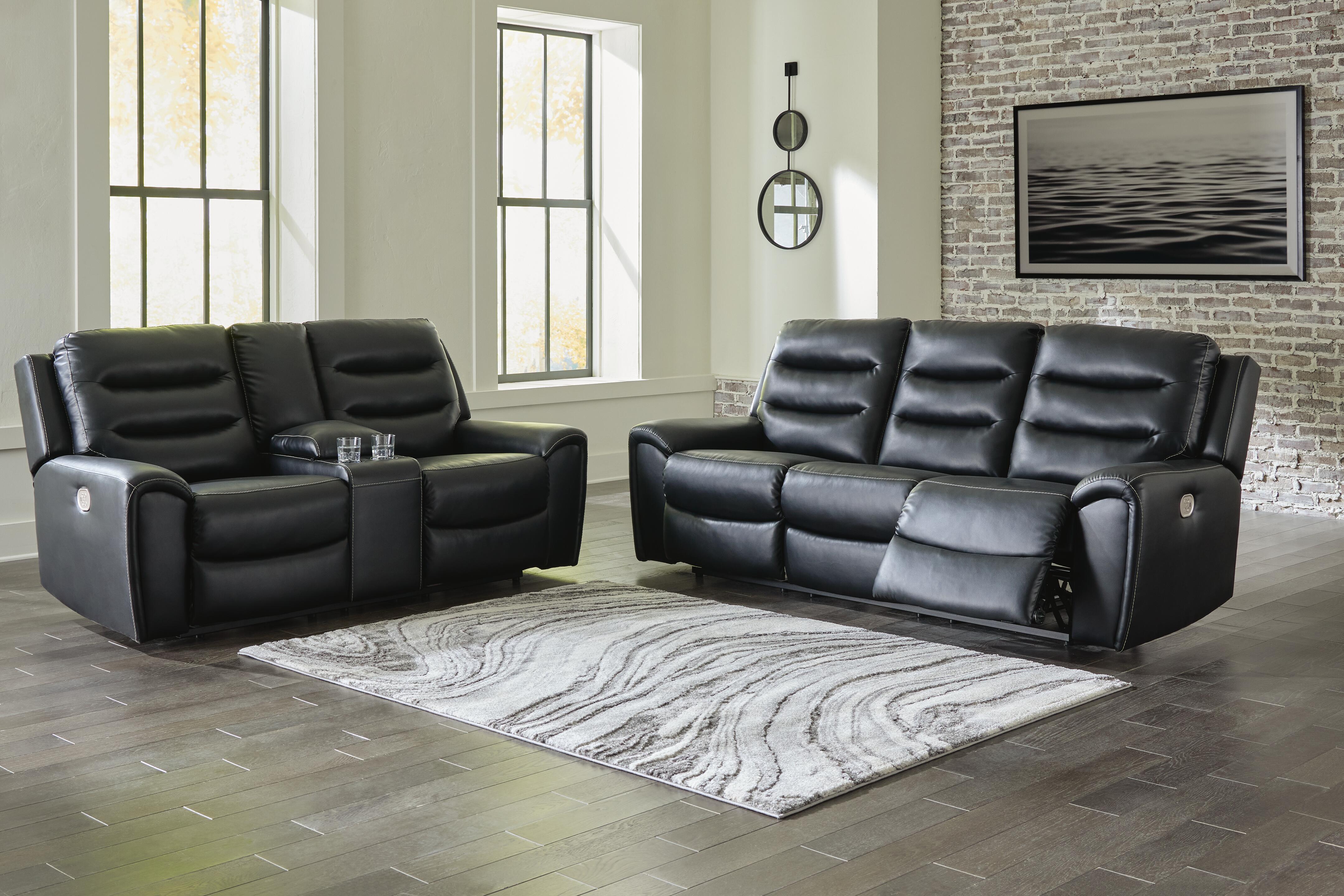 Warlin Power Reclining Sofa and Loveseat - image 1