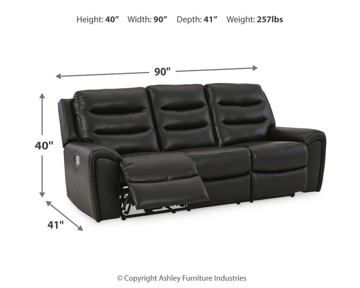 Warlin Power Reclining Sofa and Loveseat - image 12
