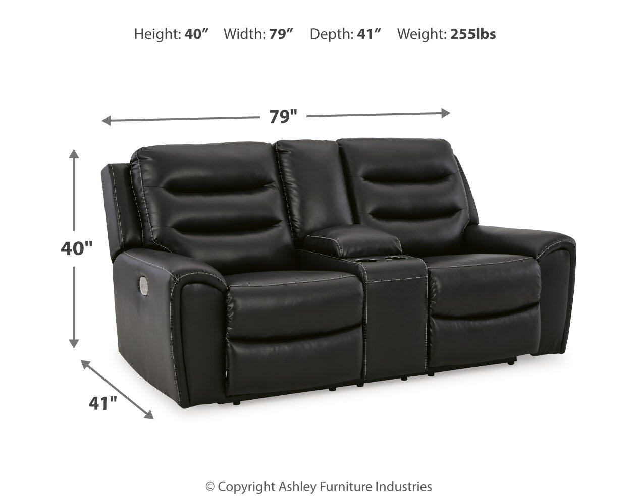Warlin Power Reclining Sofa and Loveseat - image 13