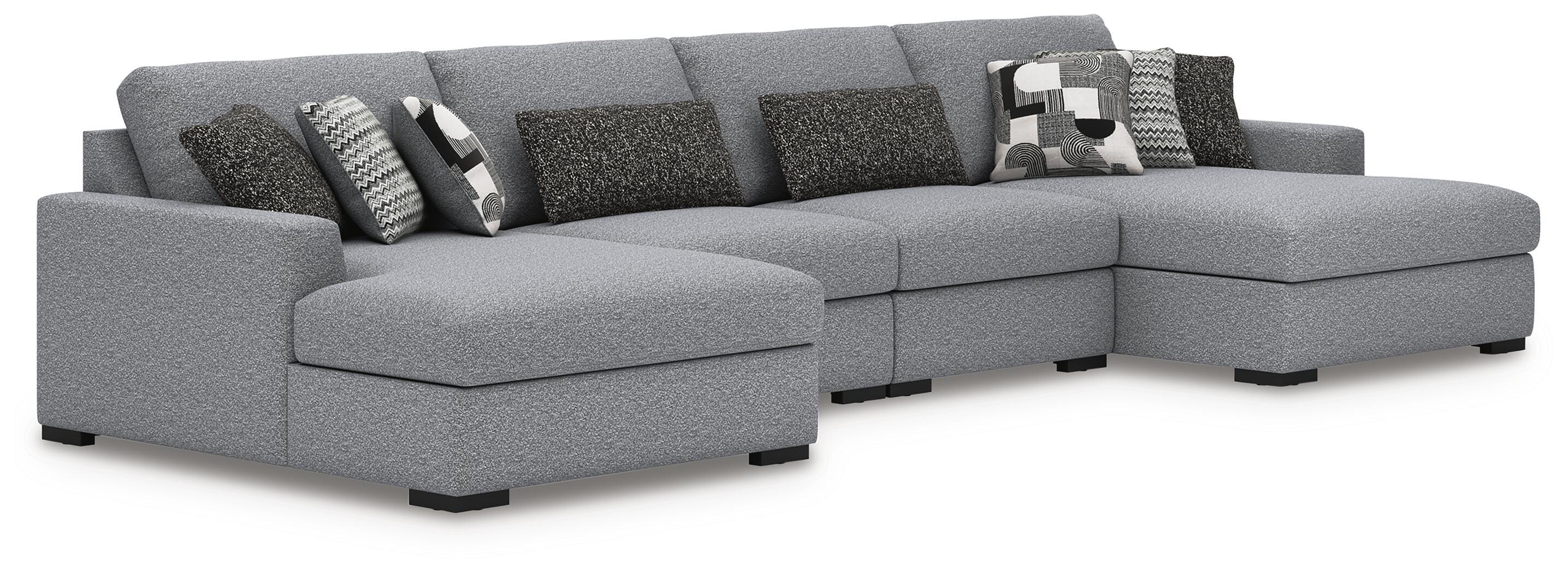 Seccional Bealton de 4 piezas con chaise longue doble - image 1