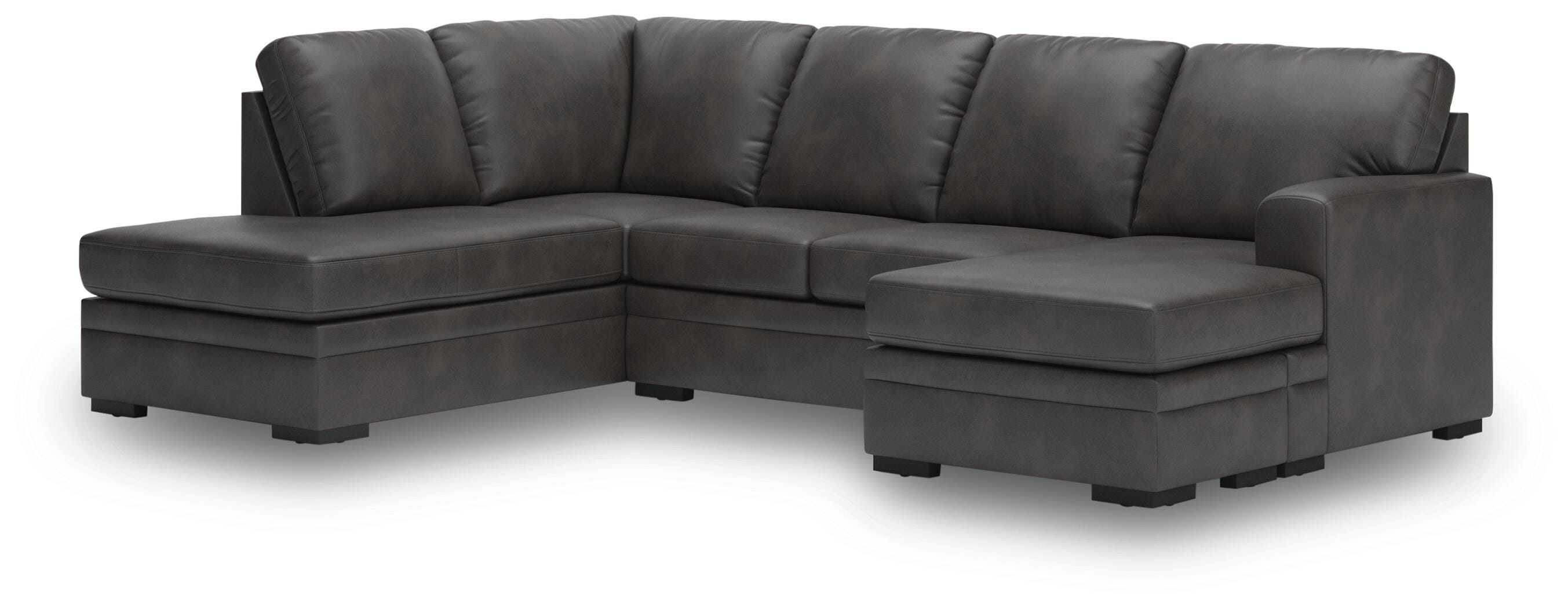 Dara Park 2-Piece Sectional with Chaise, Shadow, large