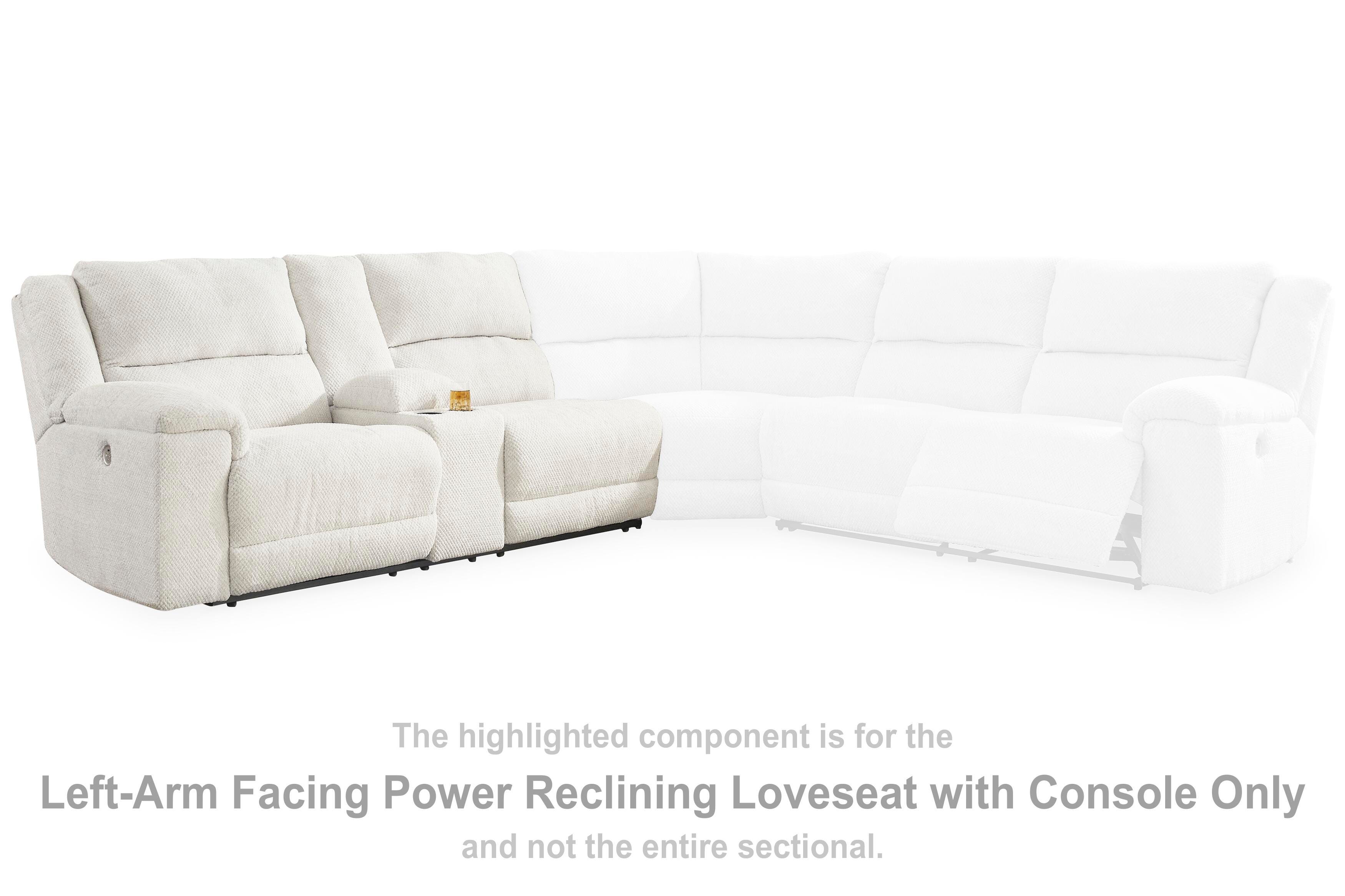 Keensburg Left-Arm Facing Power Reclining Loveseat with Console - image 2