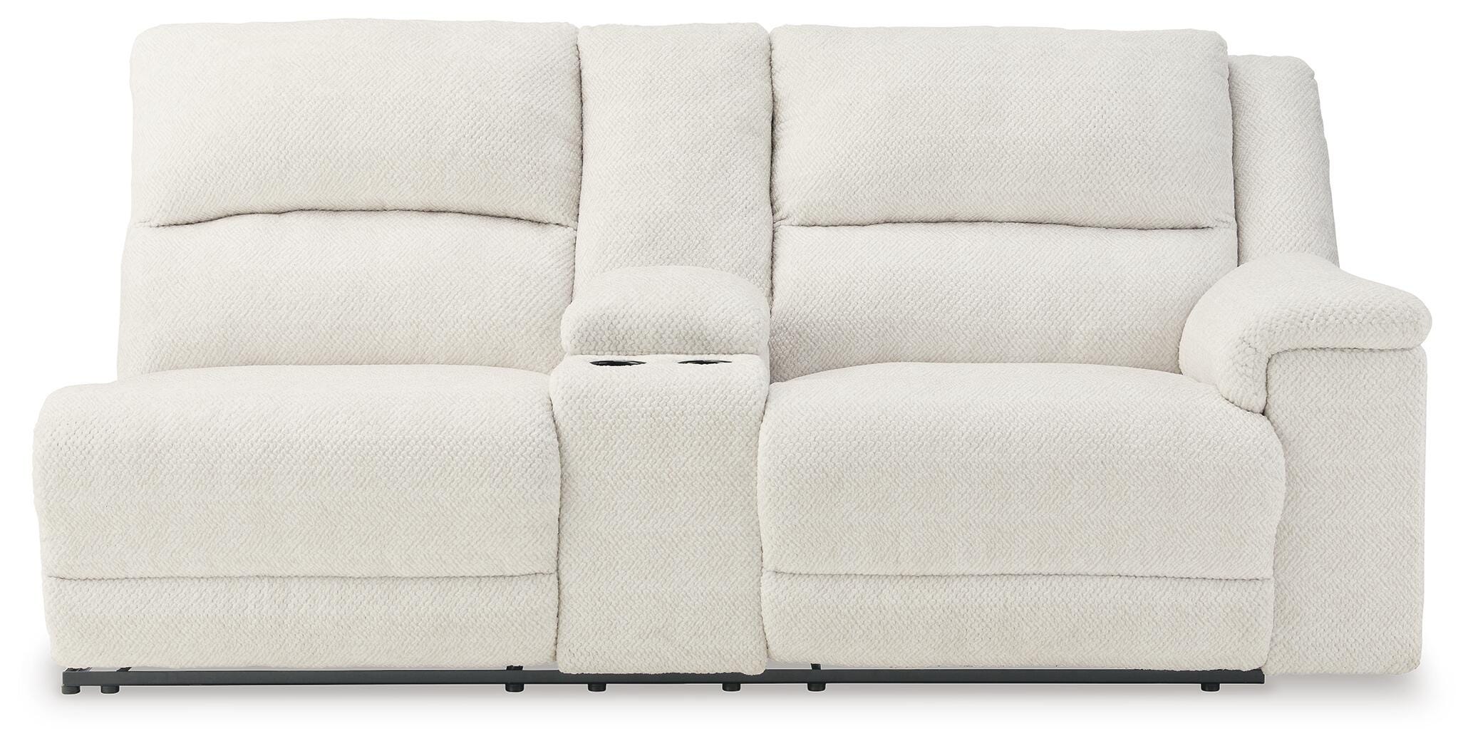 Sofá biplaza reclinable eléctrico Keensburg con consola, lado derecho - image 3