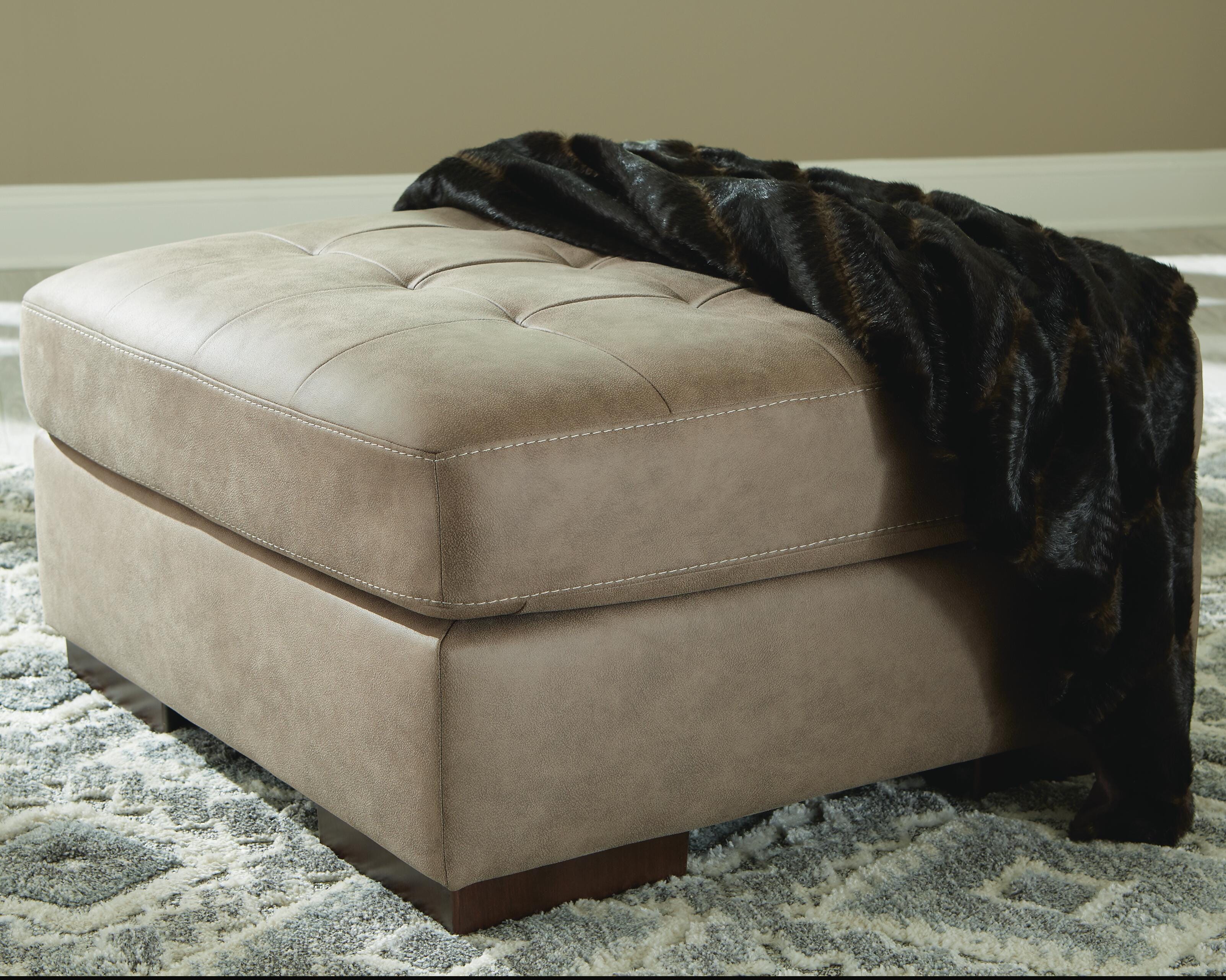 Maderla Oversized Accent Ottoman, , large