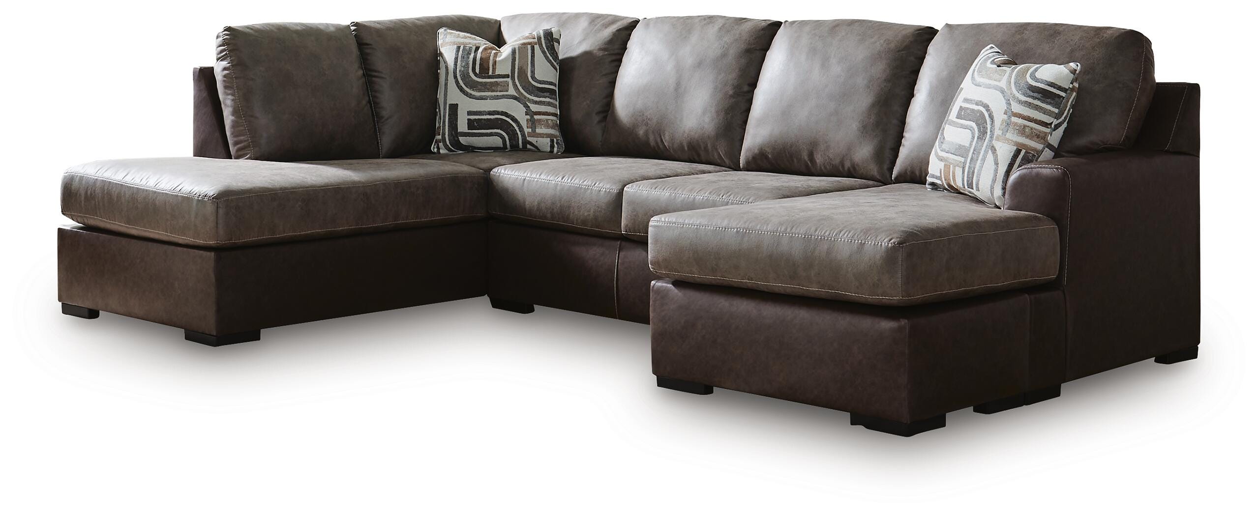 Baltic-Park 2-Piece Sleeper Sectional with Chaise, Fossil, large