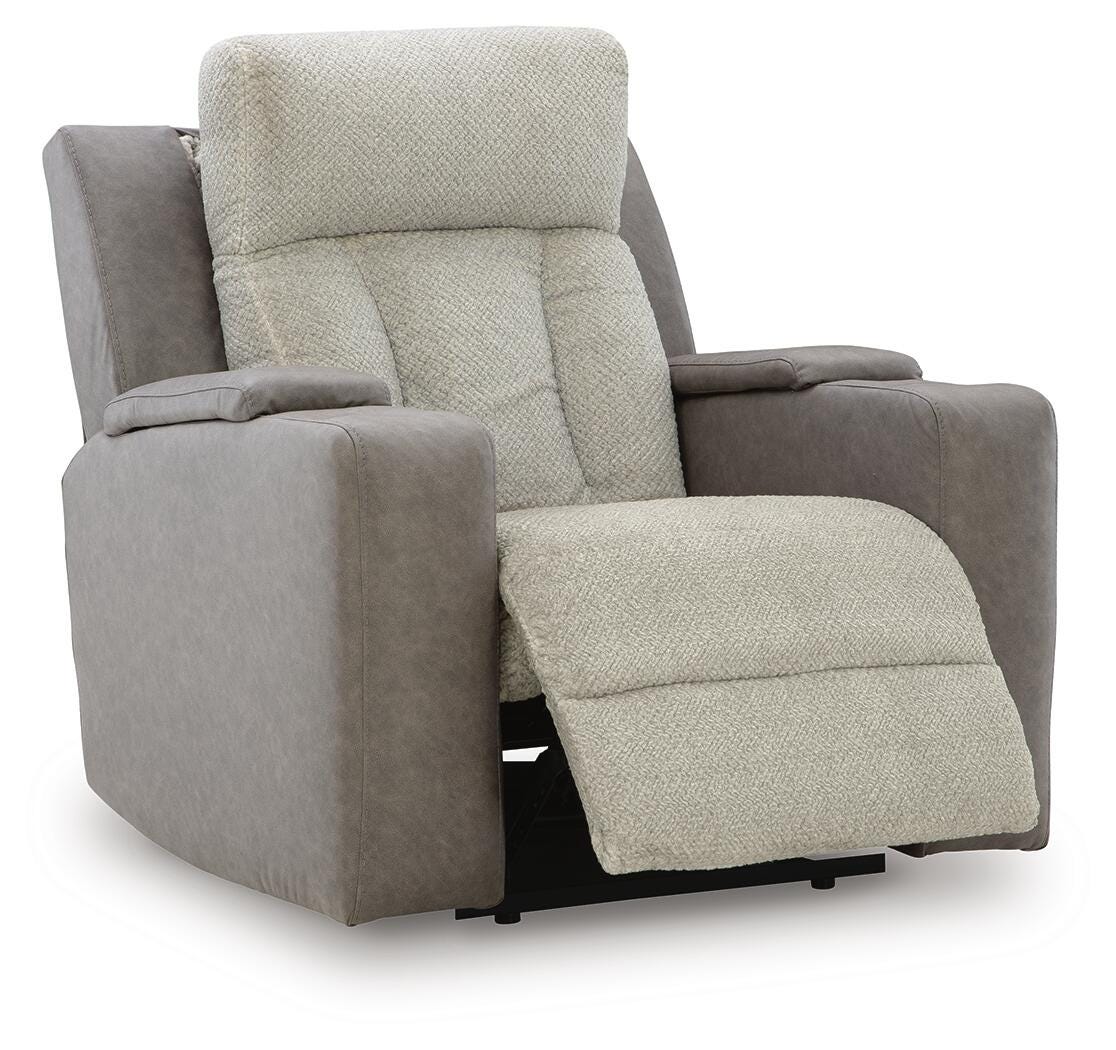 Stately Check Power Recliner - image 3