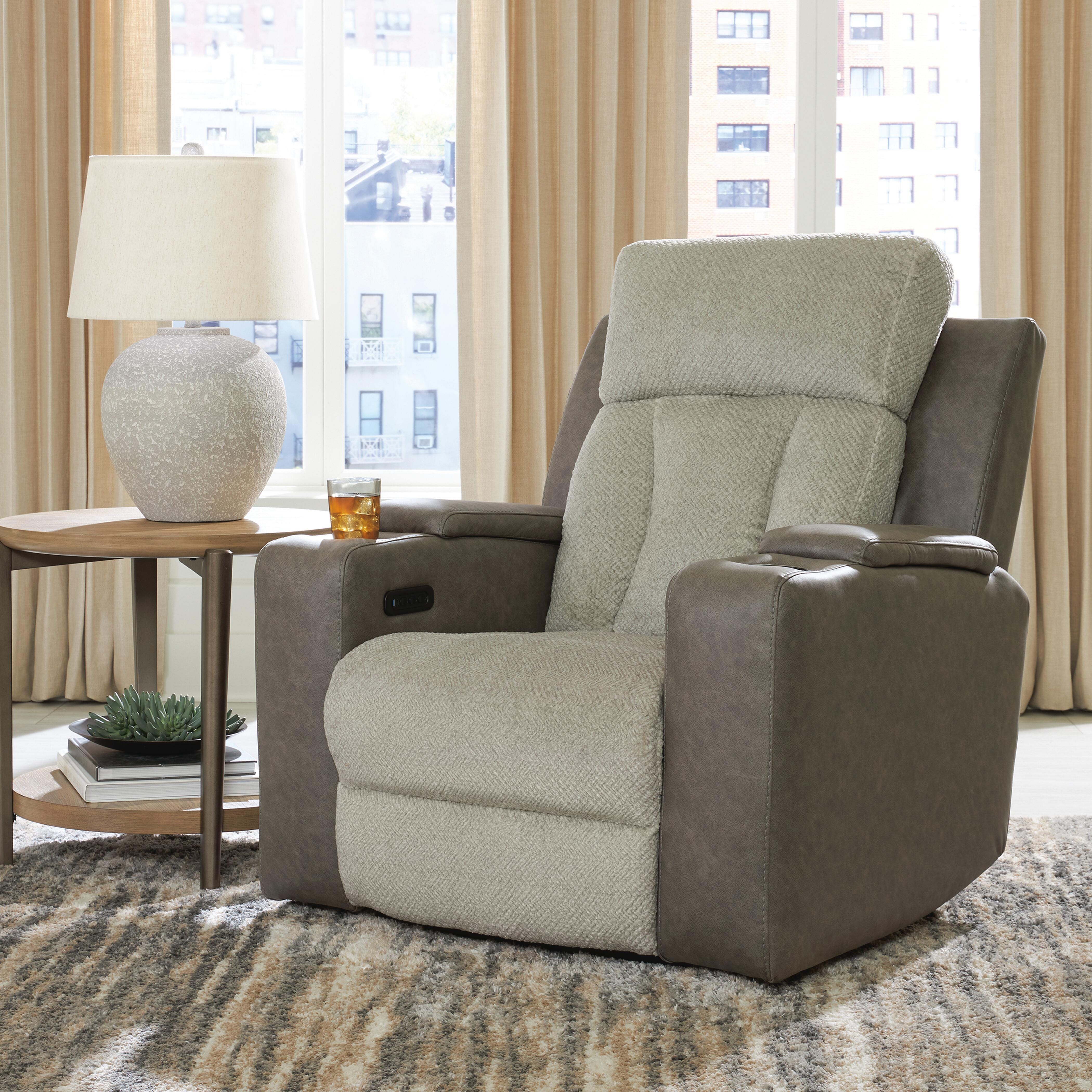 Stately Check Power Recliner - image 3