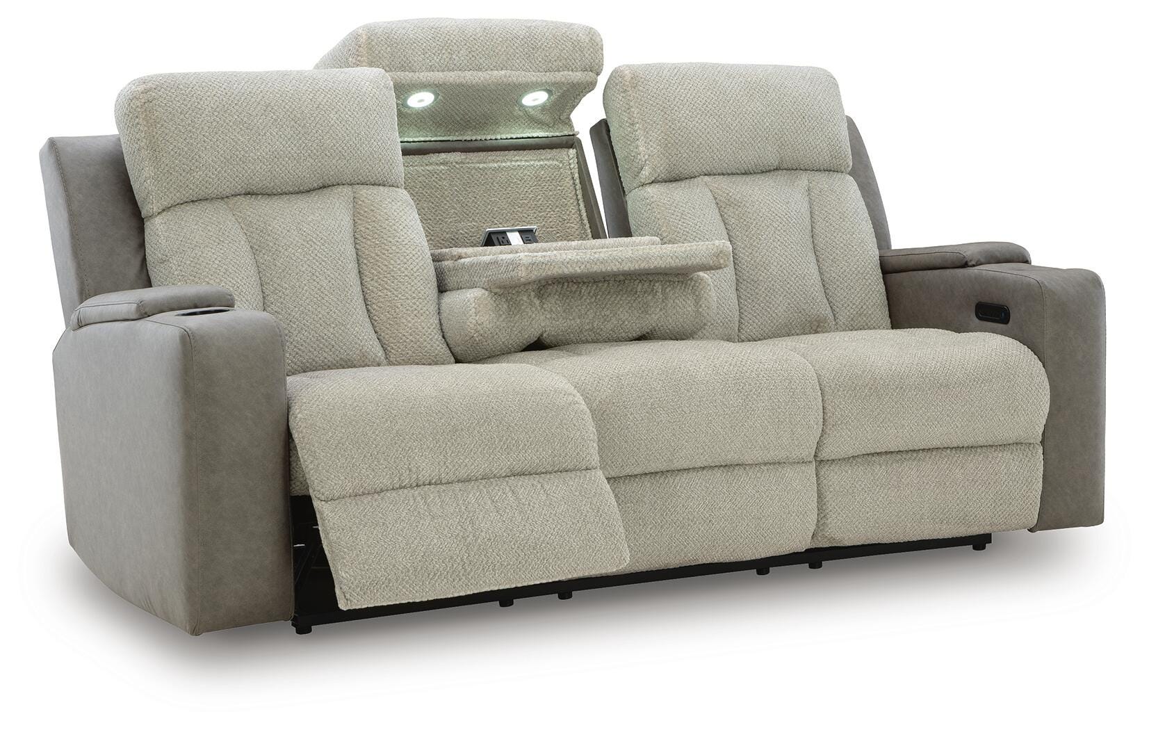 Stately Check Power Reclining Sofa - image 3