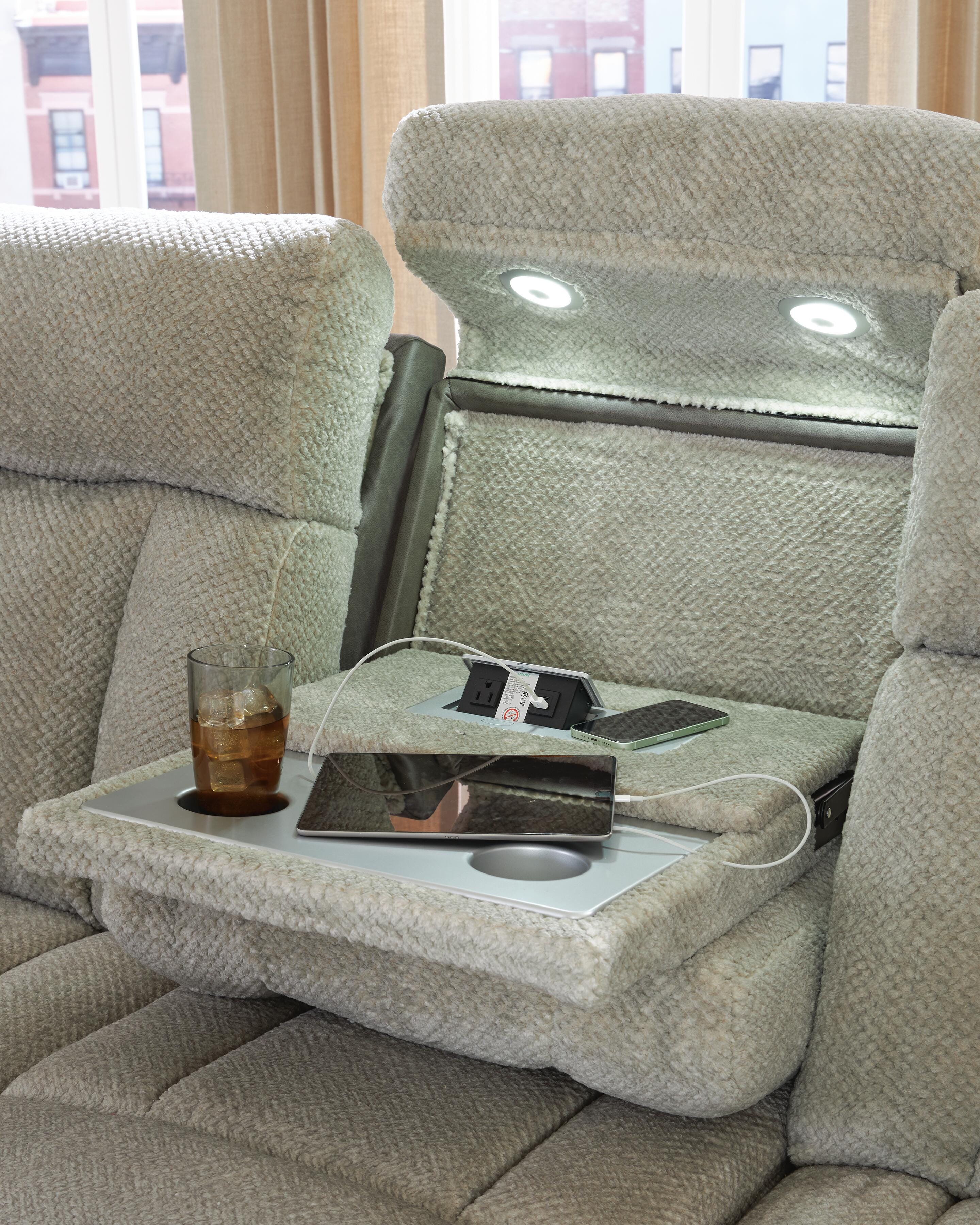 Stately Check Power Reclining Sofa - image 7