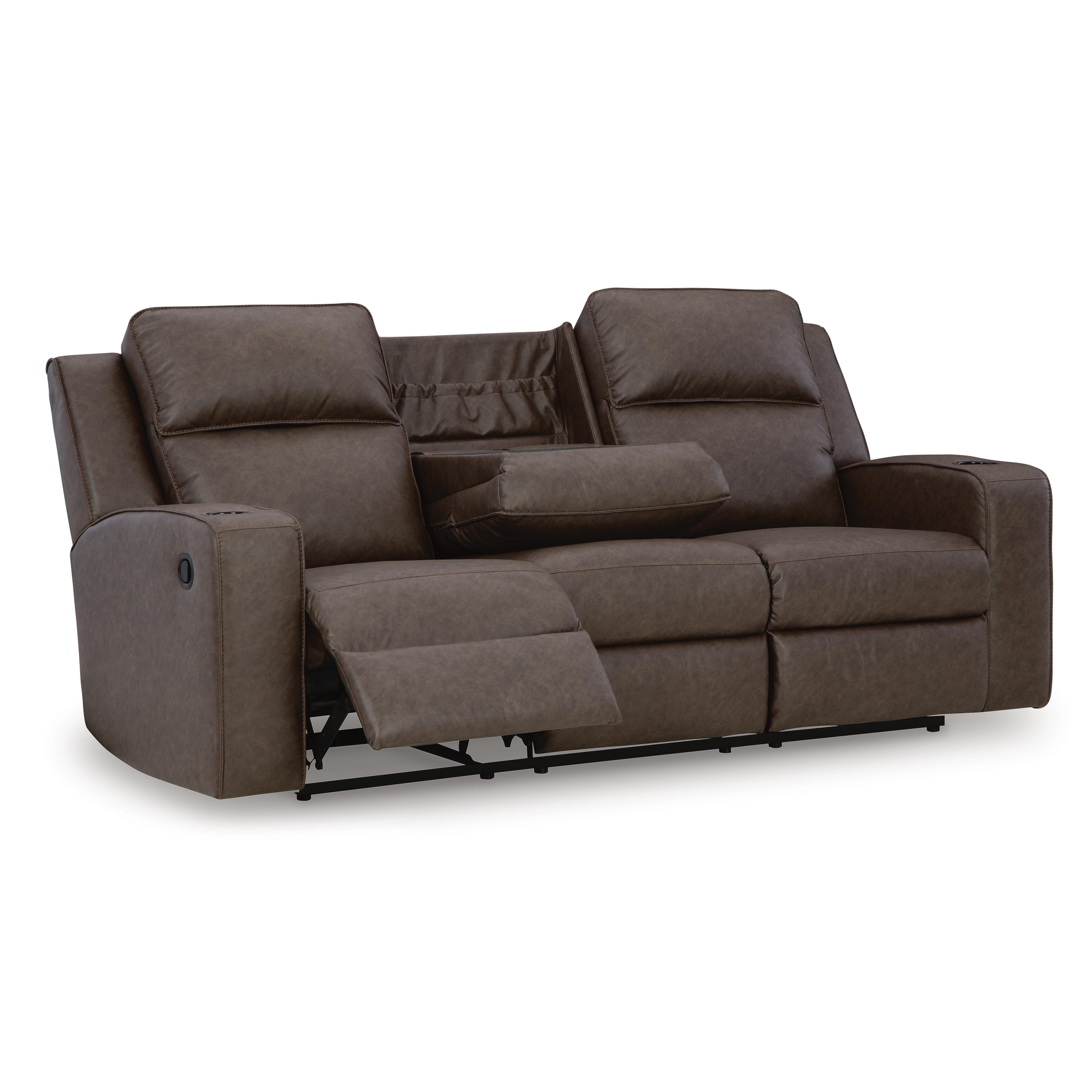 Sofá reclinable Lavenhorne con mesa abatible - image 5