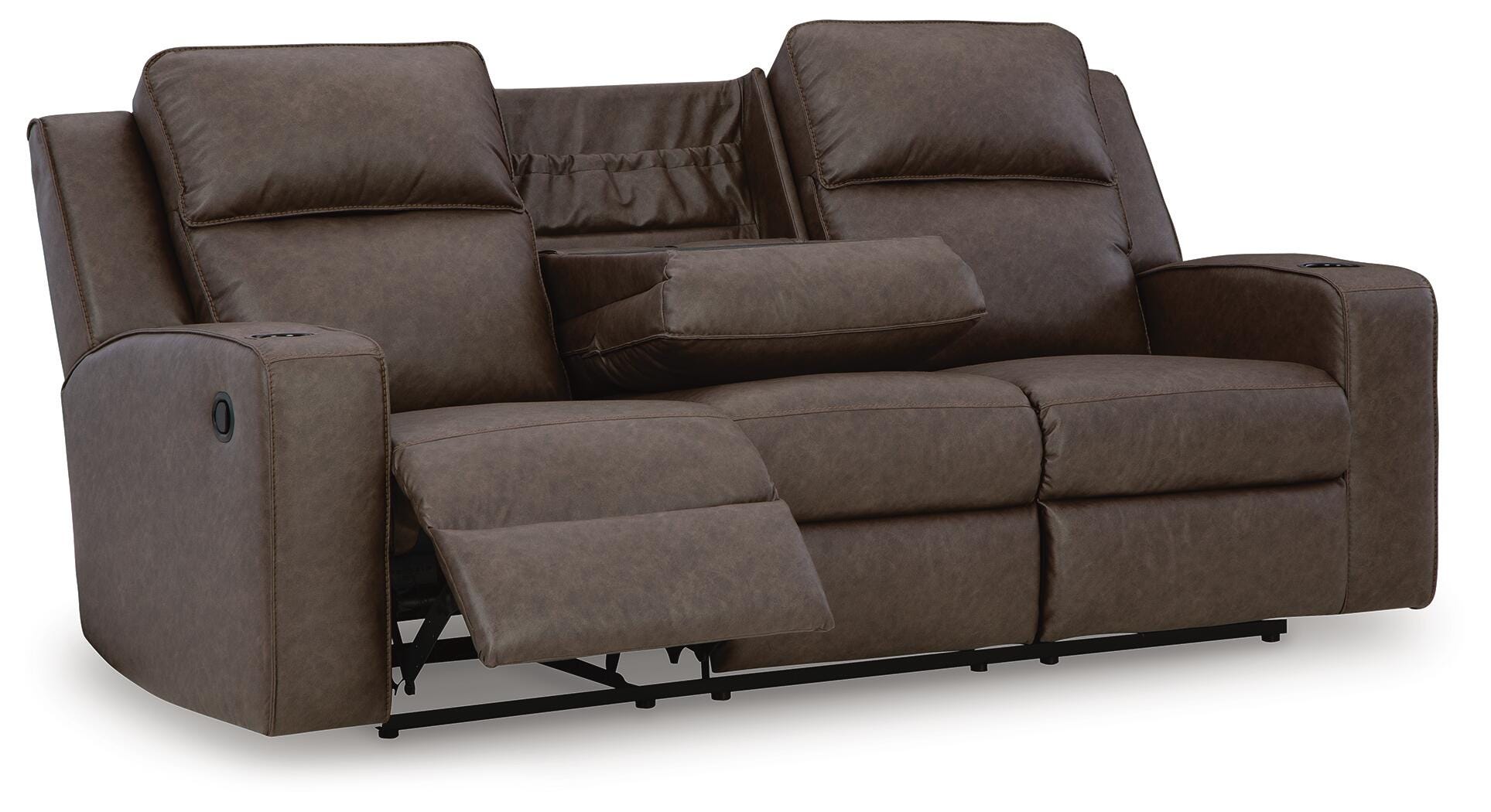 Lavenhorne Reclining Sofa with Drop Down Table - image 4