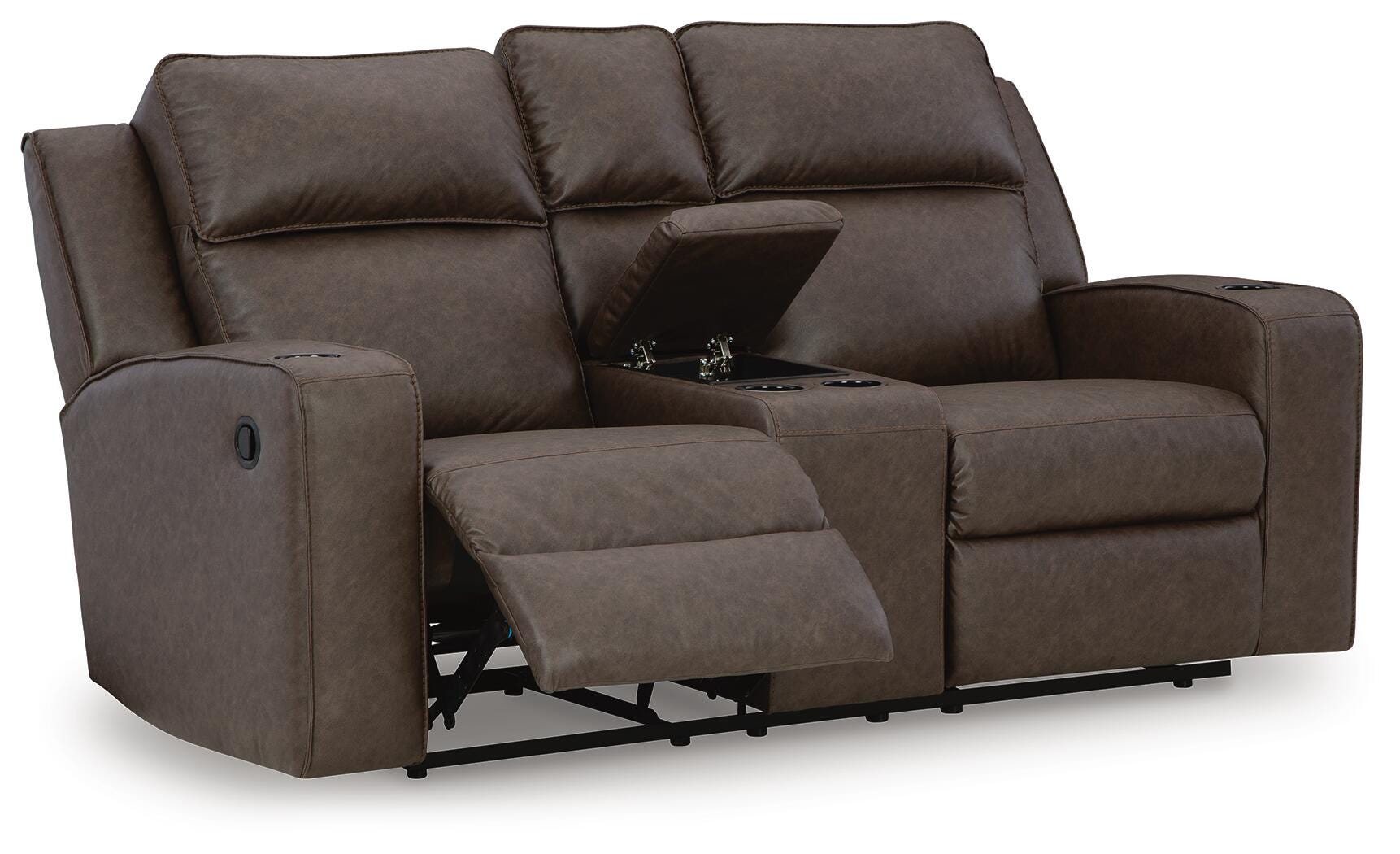 Lavenhorne Manual Reclining Loveseat with Console | Ashley