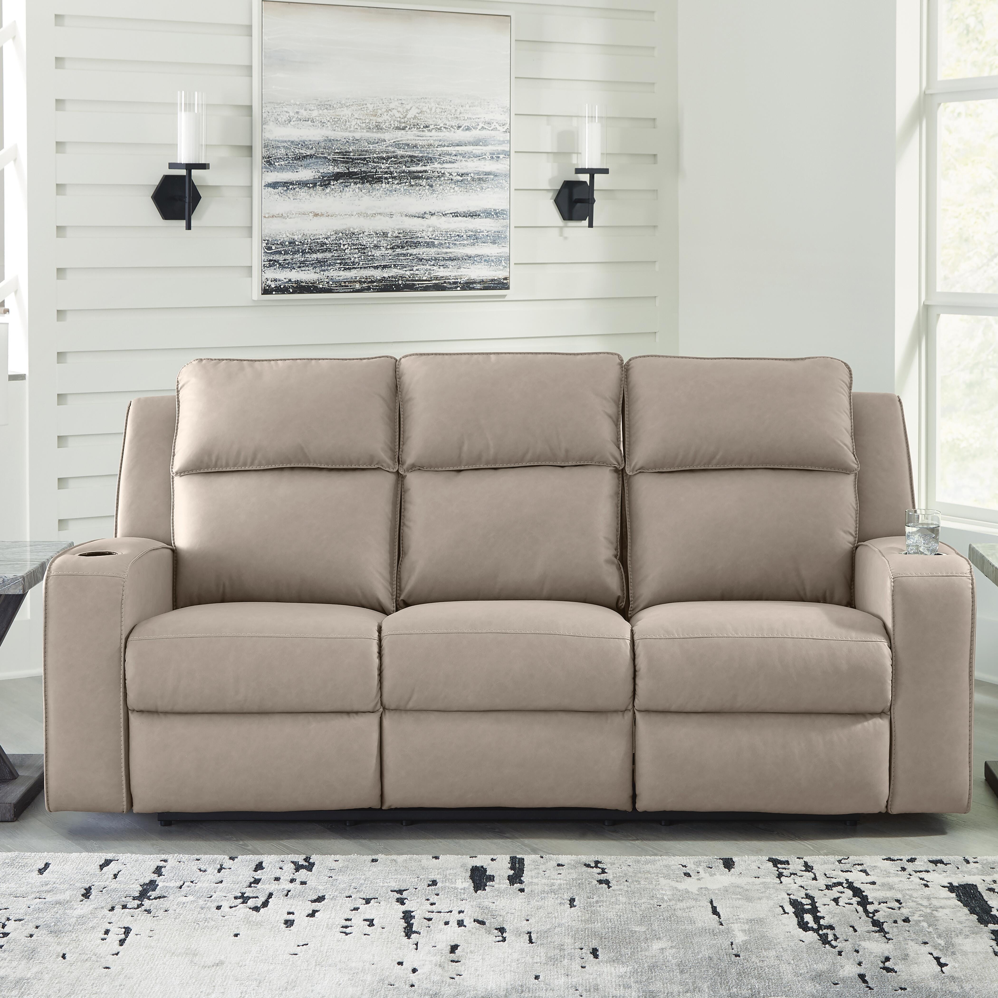 Lavenhorne Reclining Sofa with Drop Down Table - image 2