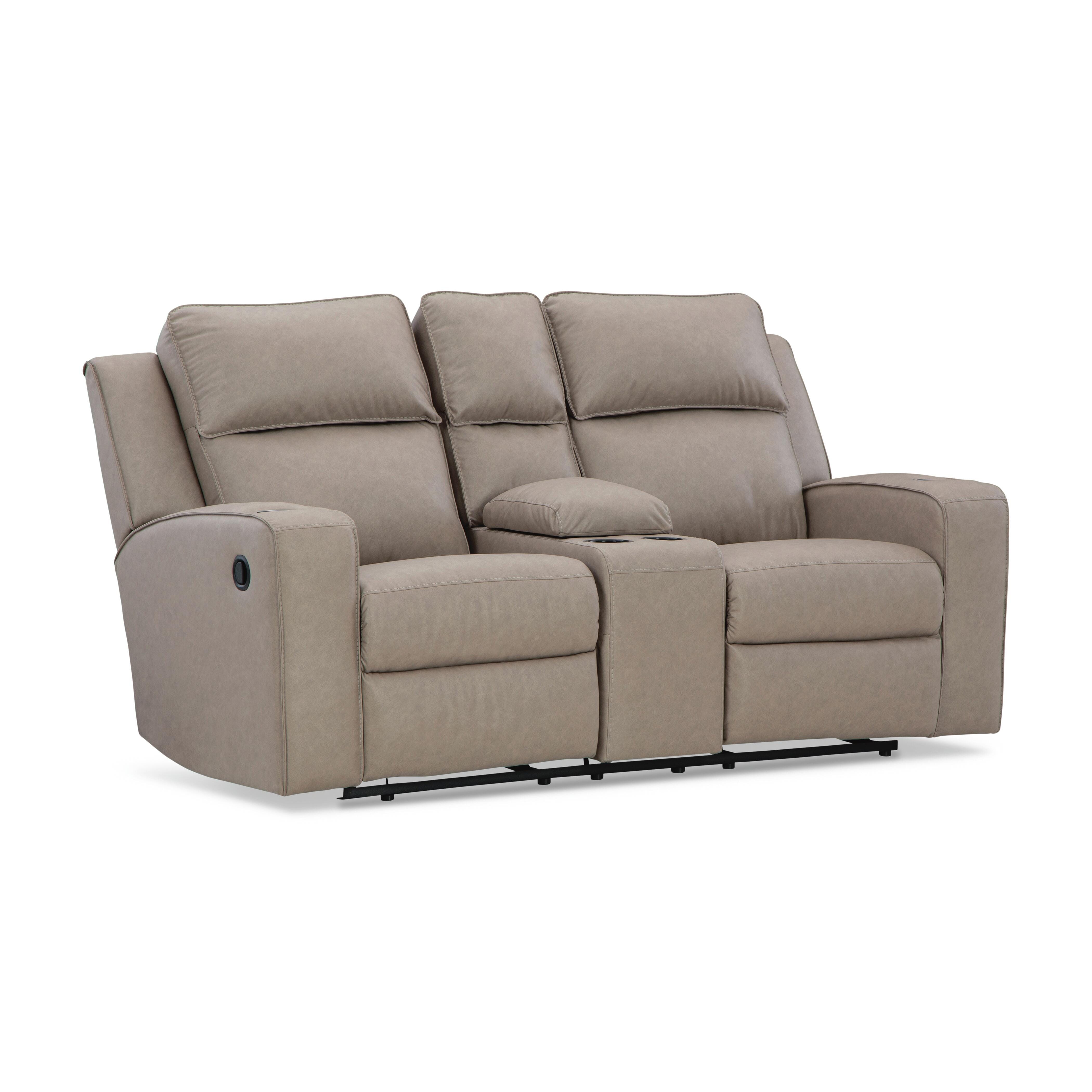Loveseat reclinable Lavenhorne con consola - image 3