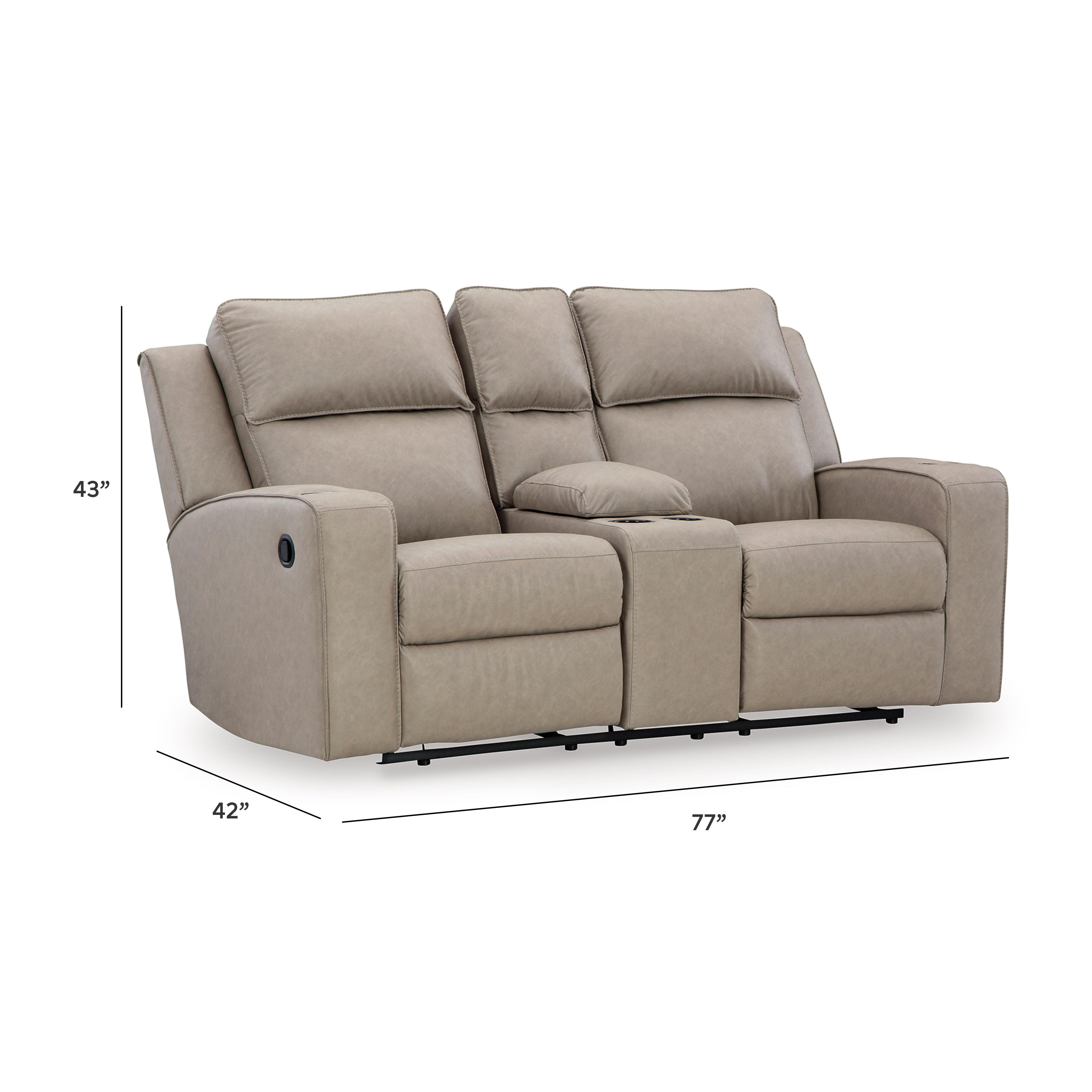 Loveseat reclinable Lavenhorne con consola - image 10