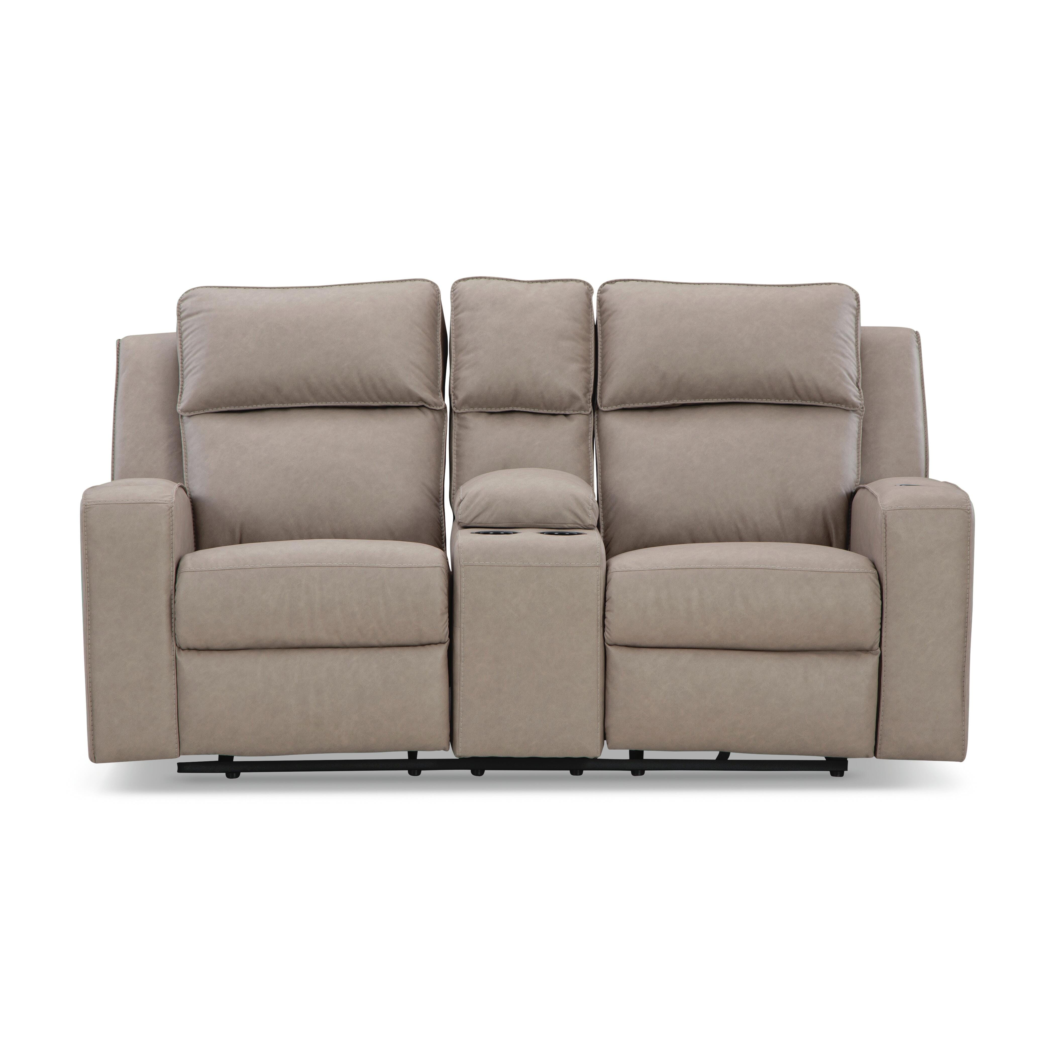 Loveseat reclinable Lavenhorne con consola - image 1