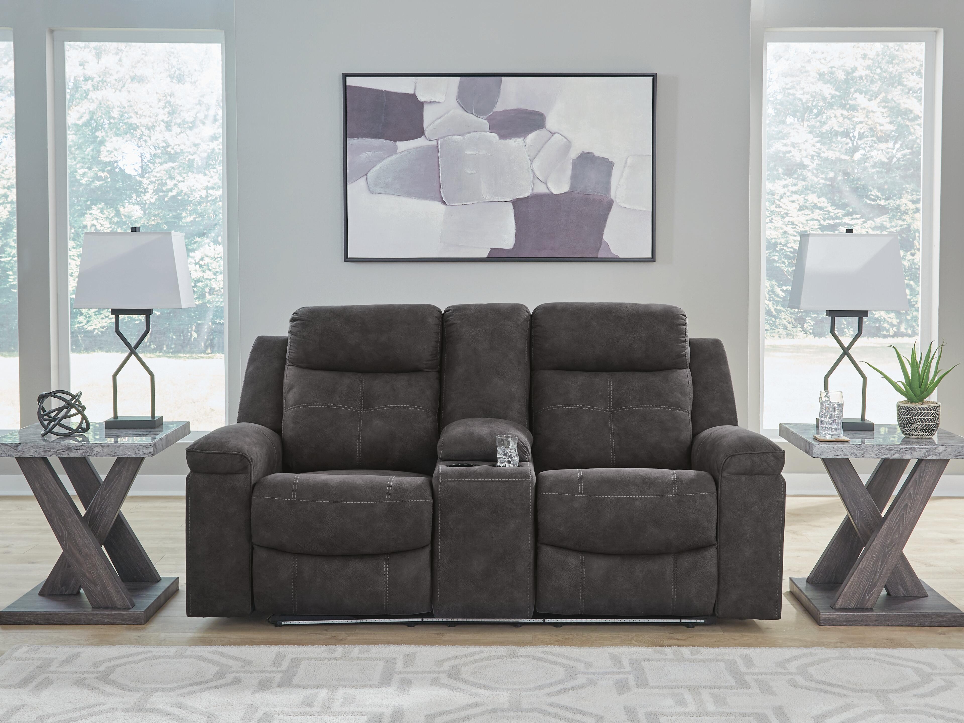 Brysonview Reclining Loveseat with Console - image 1