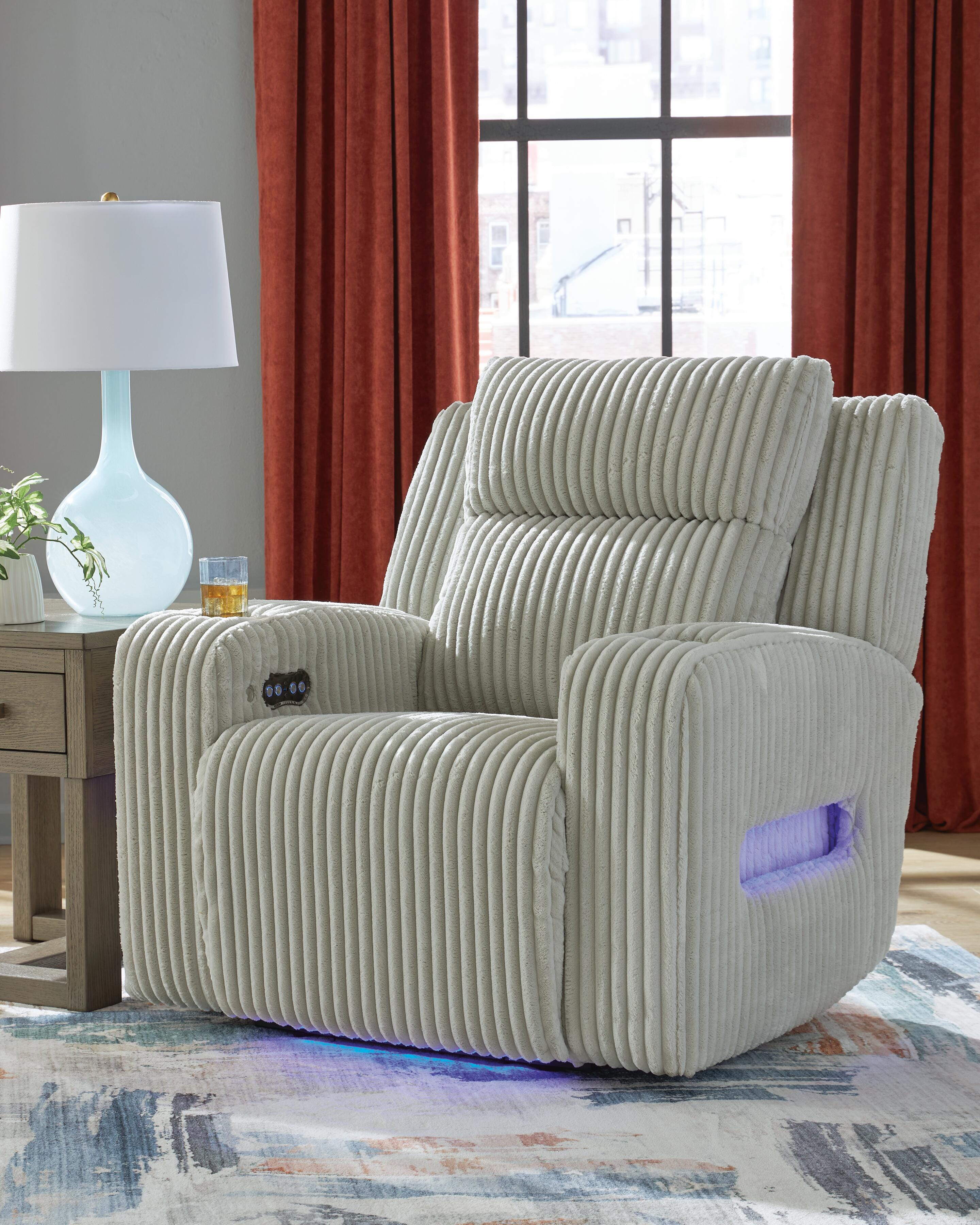 Sofá de dos plazas reclinable eléctrico y sillón reclinable eléctrico TwinBrooke - image 12