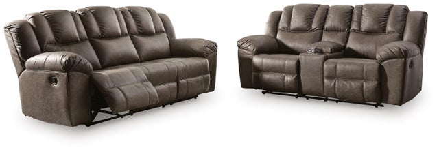 Knoxlee Manual Reclining Sofa and Loveseat Set