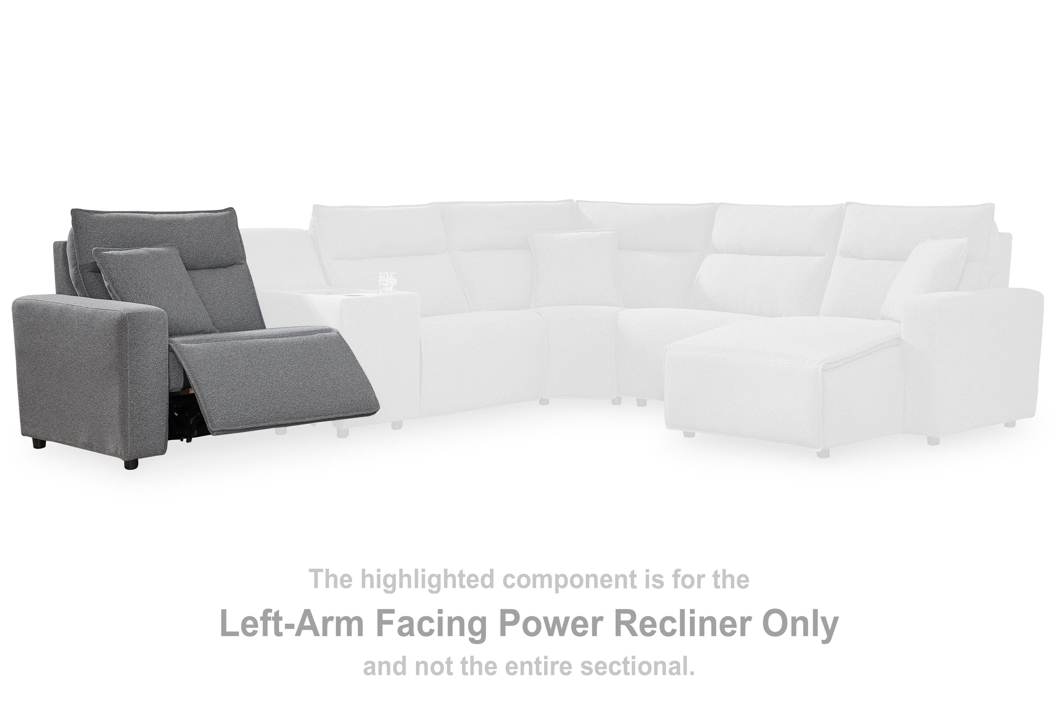 Sofá reclinable eléctrico Modmax II con brazo izquierdo - image 2