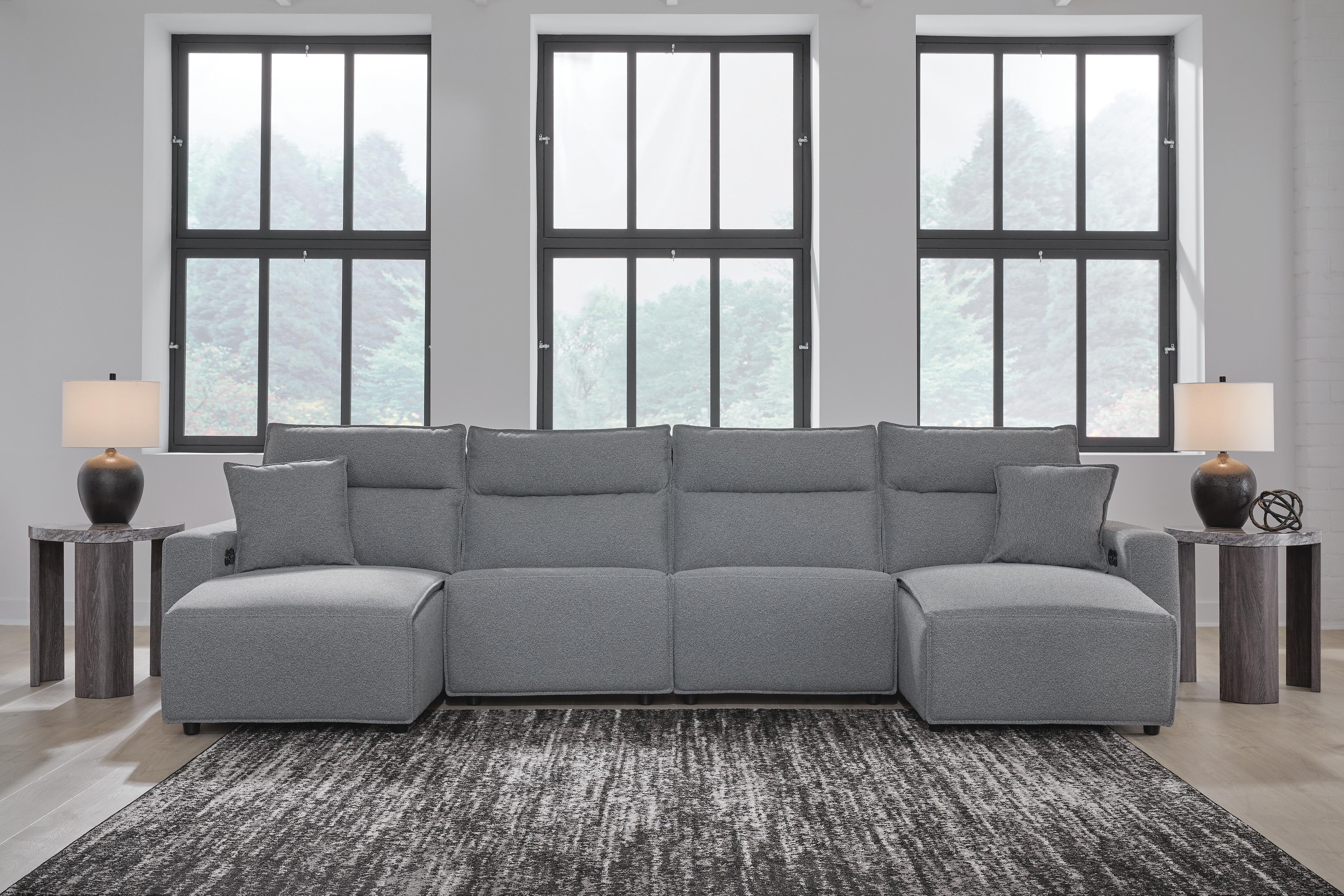 Seccional reclinable Modmax II de 4 piezas con chaise longue doble - image 2