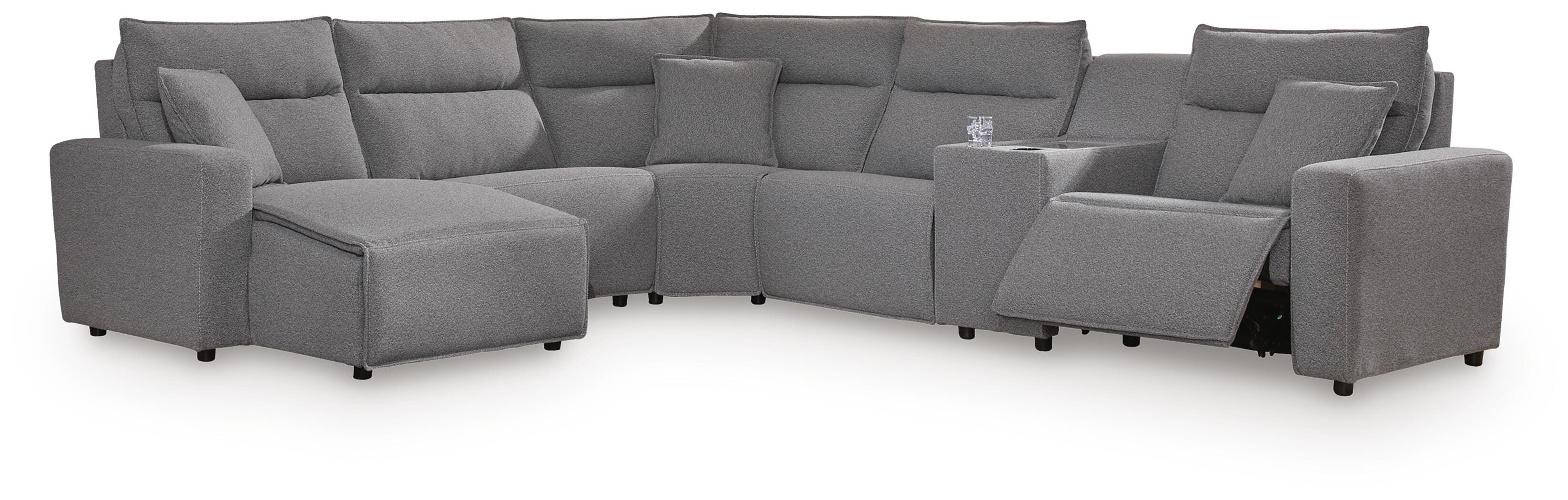 Modmax II 6-Piece Power Reclining Sectional with Chaise and Console - image 1