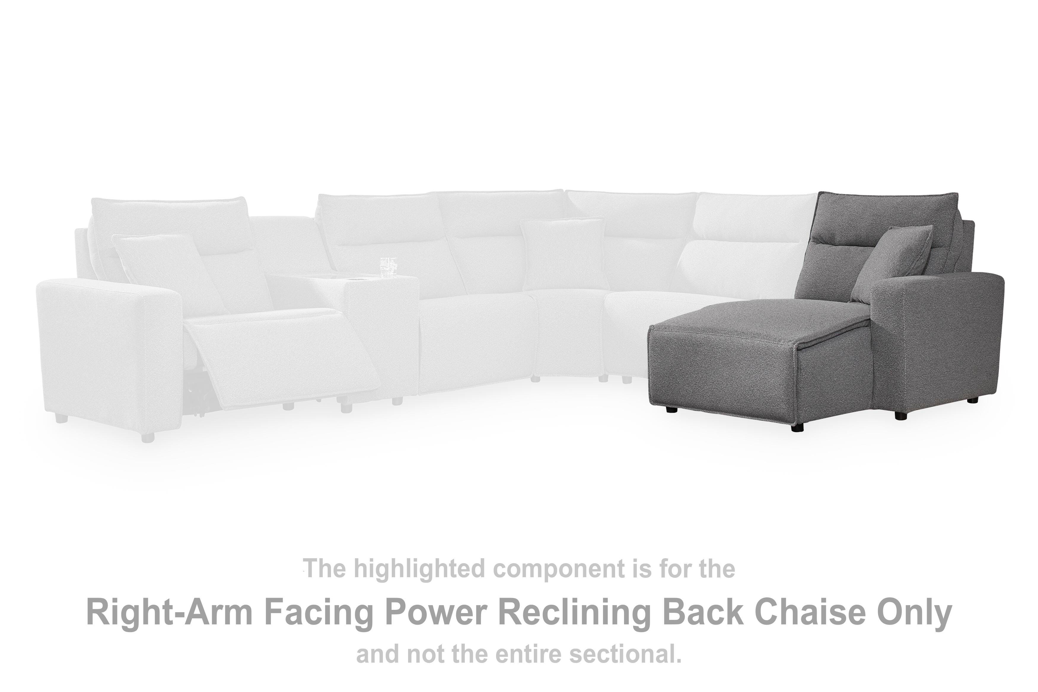 Modmax II Right-Arm Facing Power Reclining Back Chaise, , large