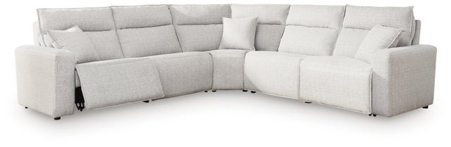 ModMax II 5-Piece Next-Gen Nuvella™ Performance Fabric Dual Power Reclining Modular Sectional