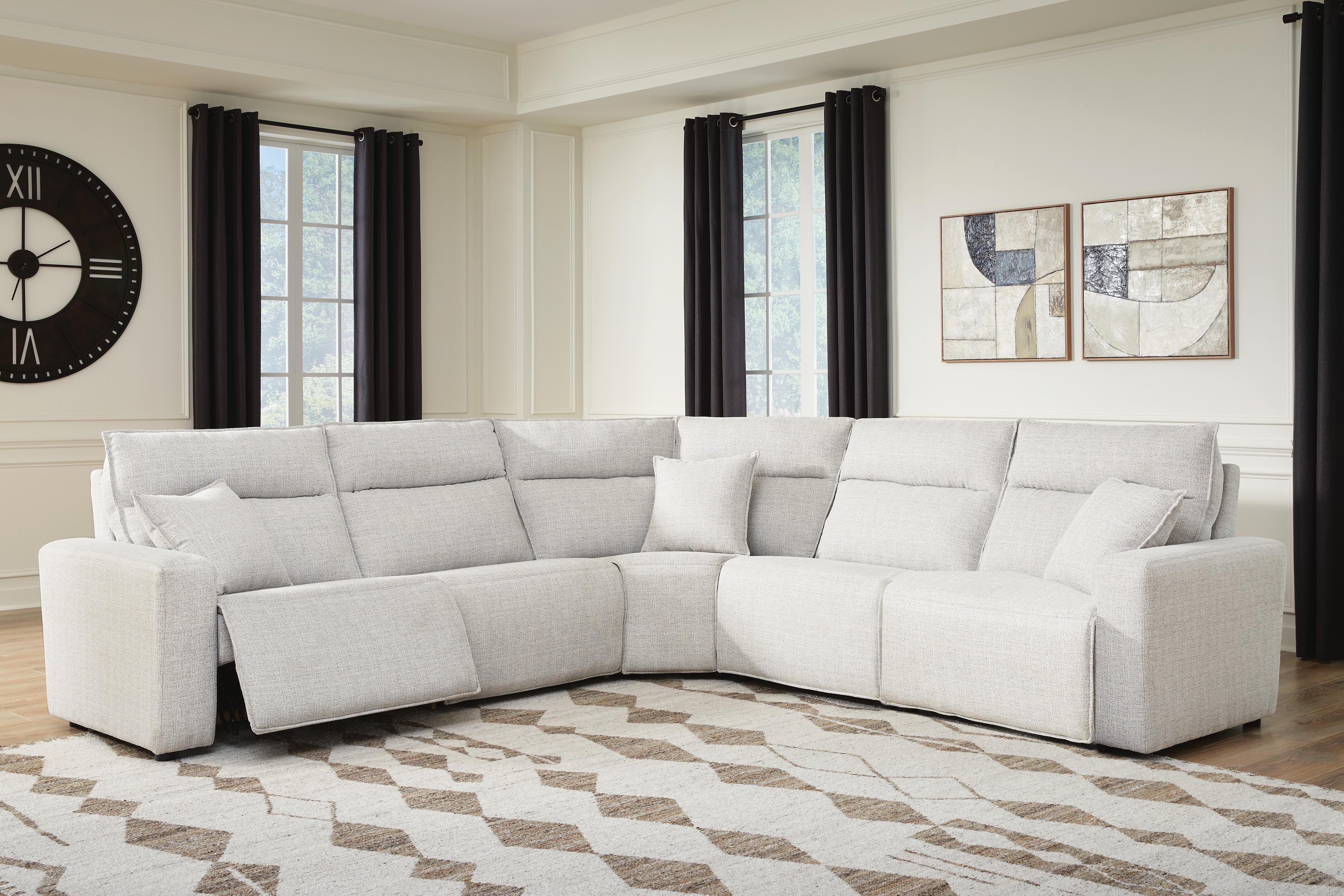 ModMax II 5-Piece Next-Gen Nuvella™ Performance Fabric Dual Power
