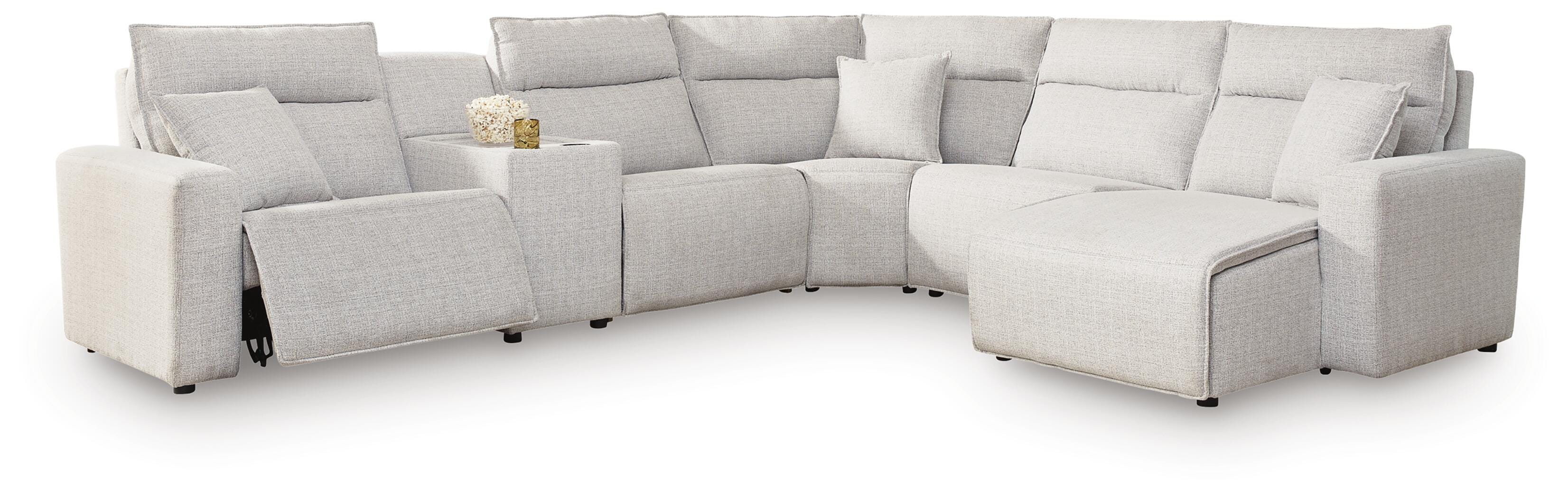Modmax II 6-Piece Power Reclining Sectional with Chaise and Console - image 2