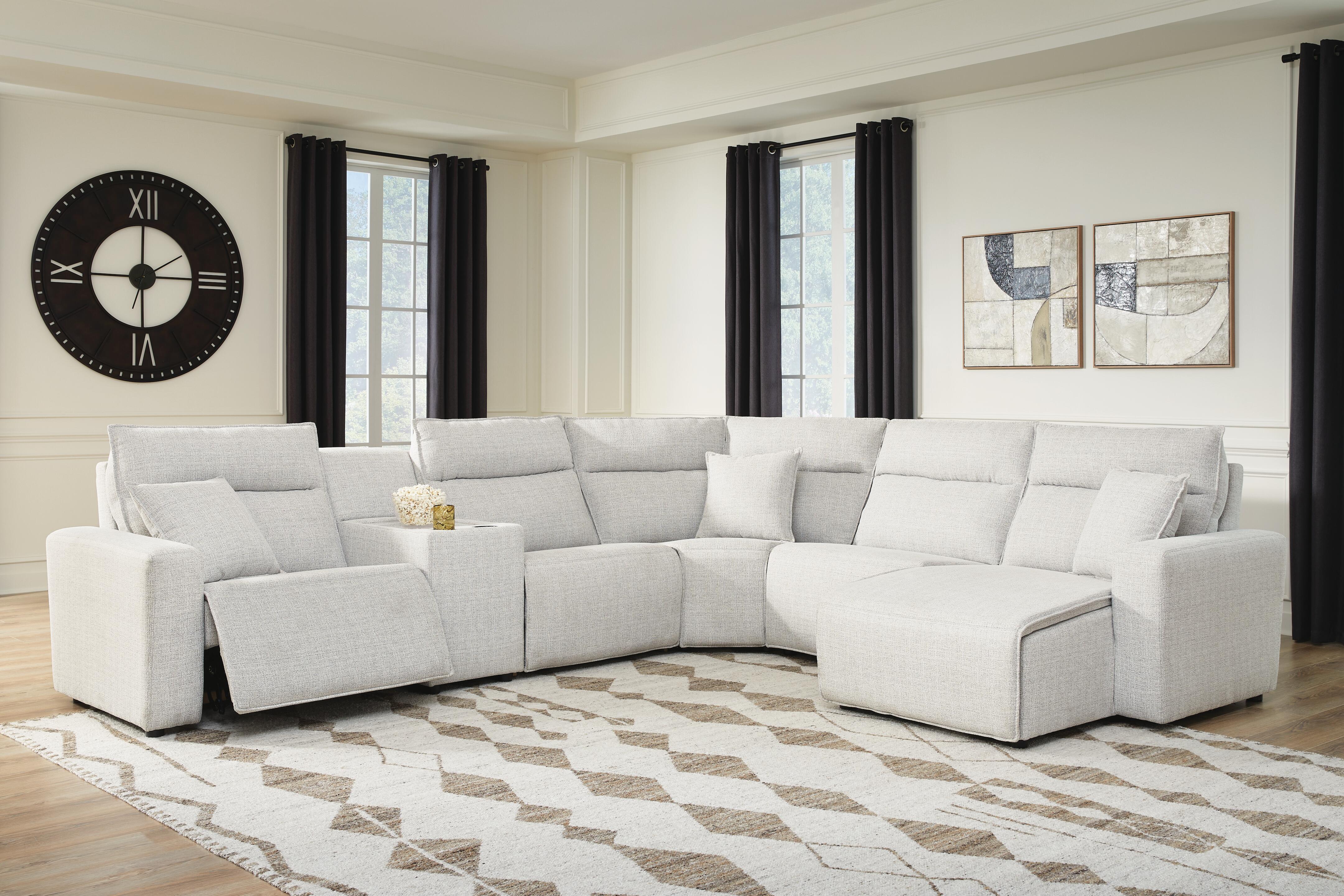 Modmax II 6-Piece Power Reclining Sectional with Chaise and Console - image 1