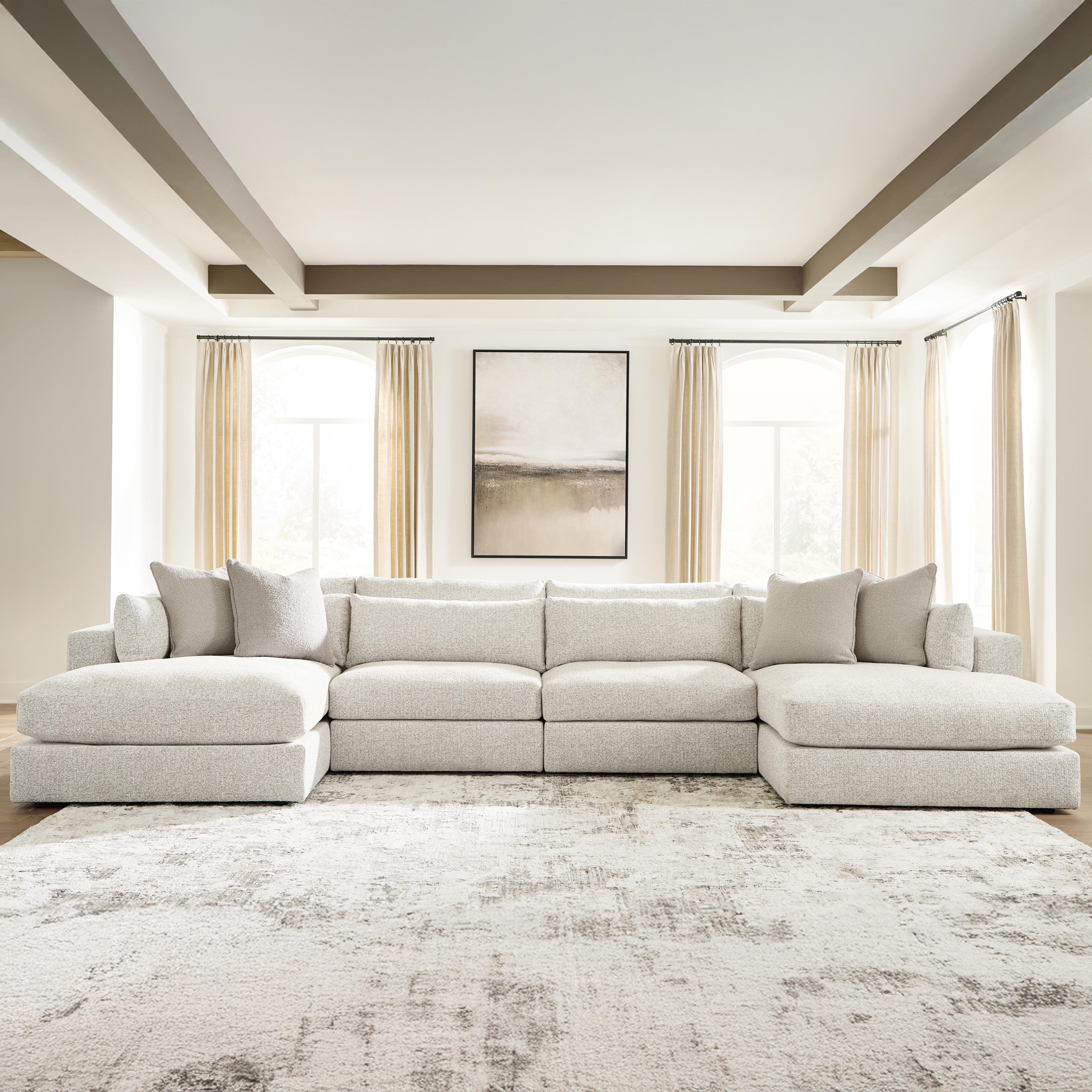 Stonecroft Manor 4-Piece Double Chaise Sectional, , large