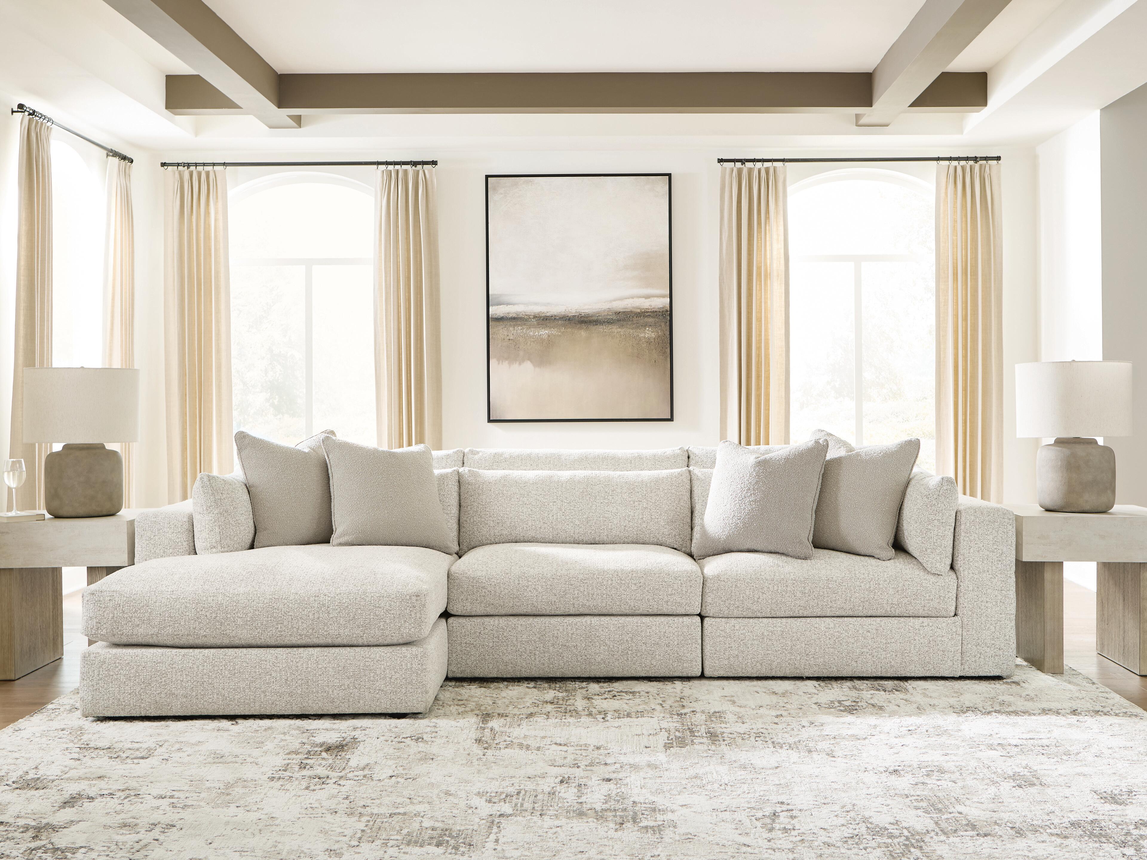 Ashbourne Estate 3-Piece Sectional with Chaise