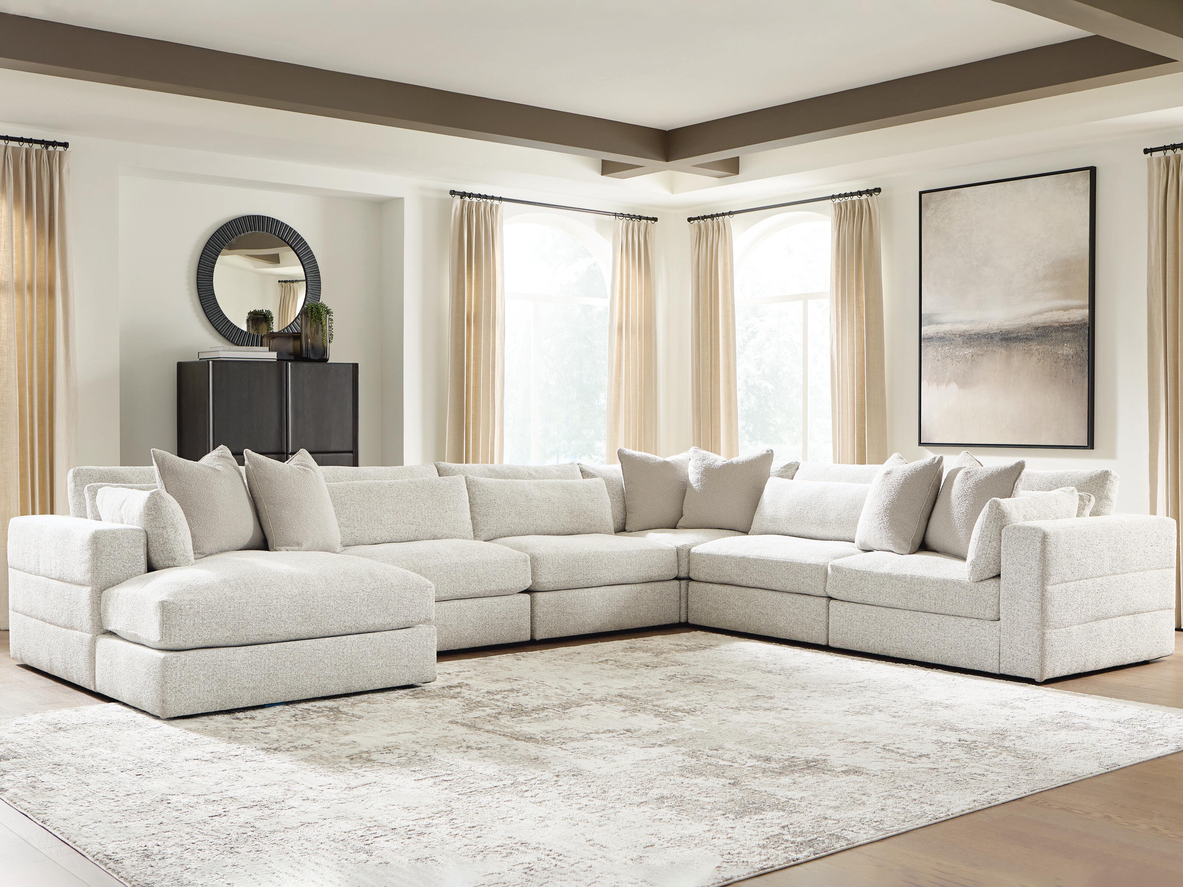 Seccional Stonecroft Manor de 6 piezas con chaise longue - image 1