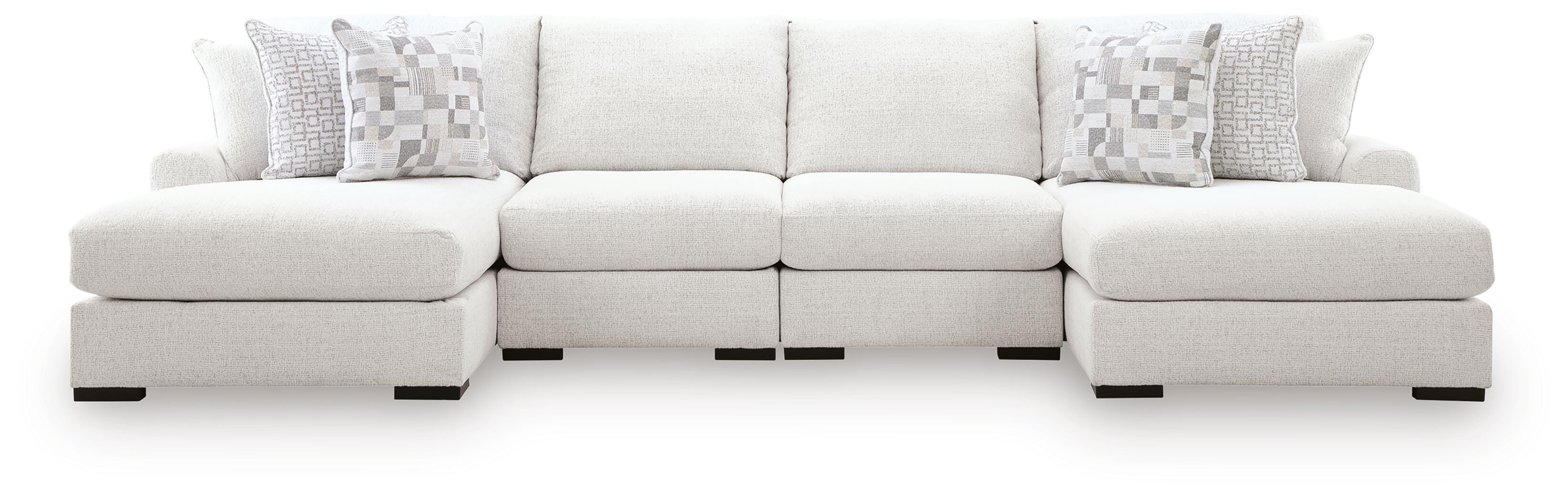 Wynncroft Manor 4-Piece Double Chaise Sectional, , large