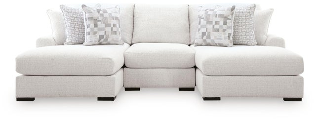 Wynncroft Manor 3-Piece Next-Gen Nuvella™ Performance Fabric Sectional with Double Chaise