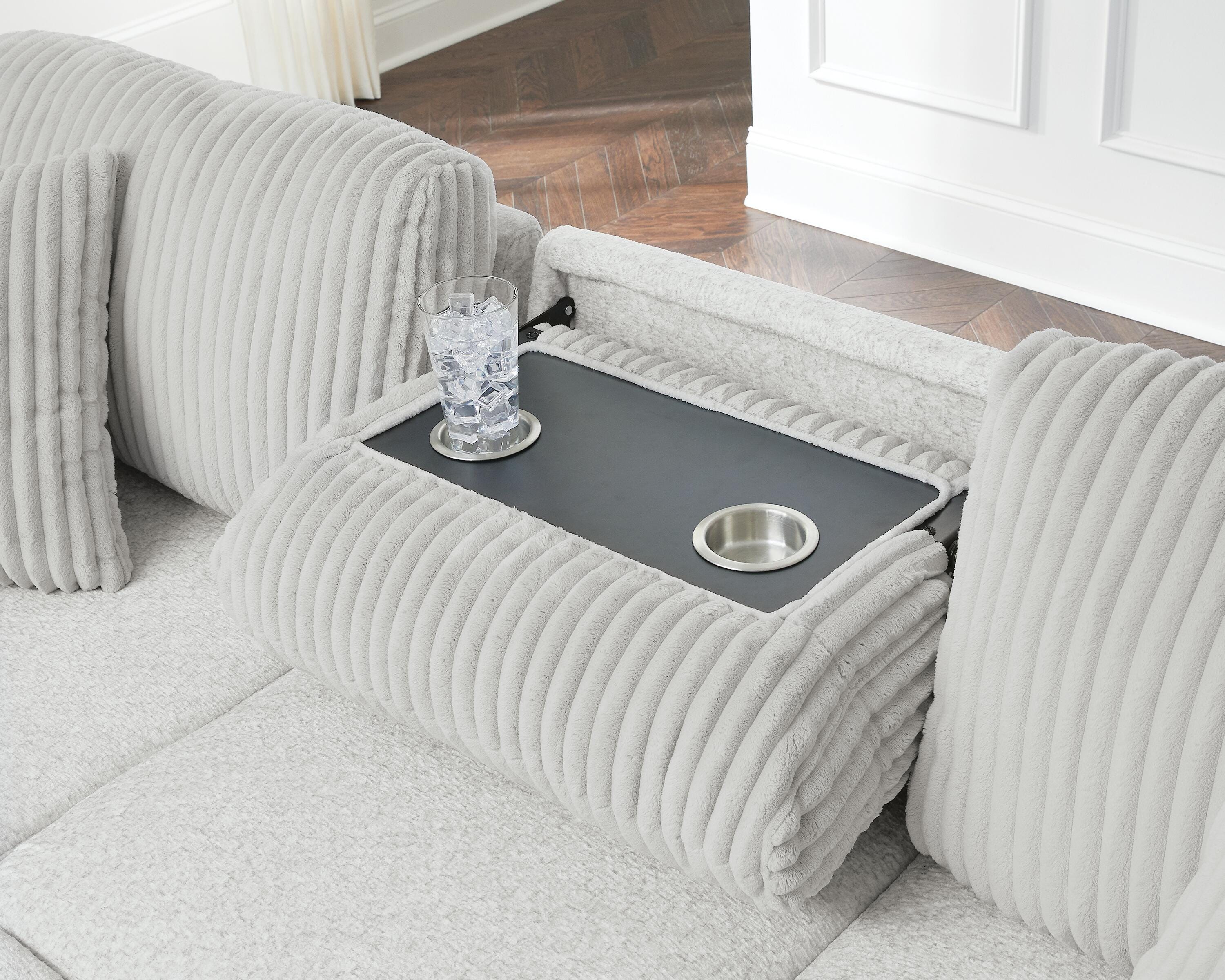 Poppleton 2-Piece Sectional with Pop Up Sleeper and Chaise, , large