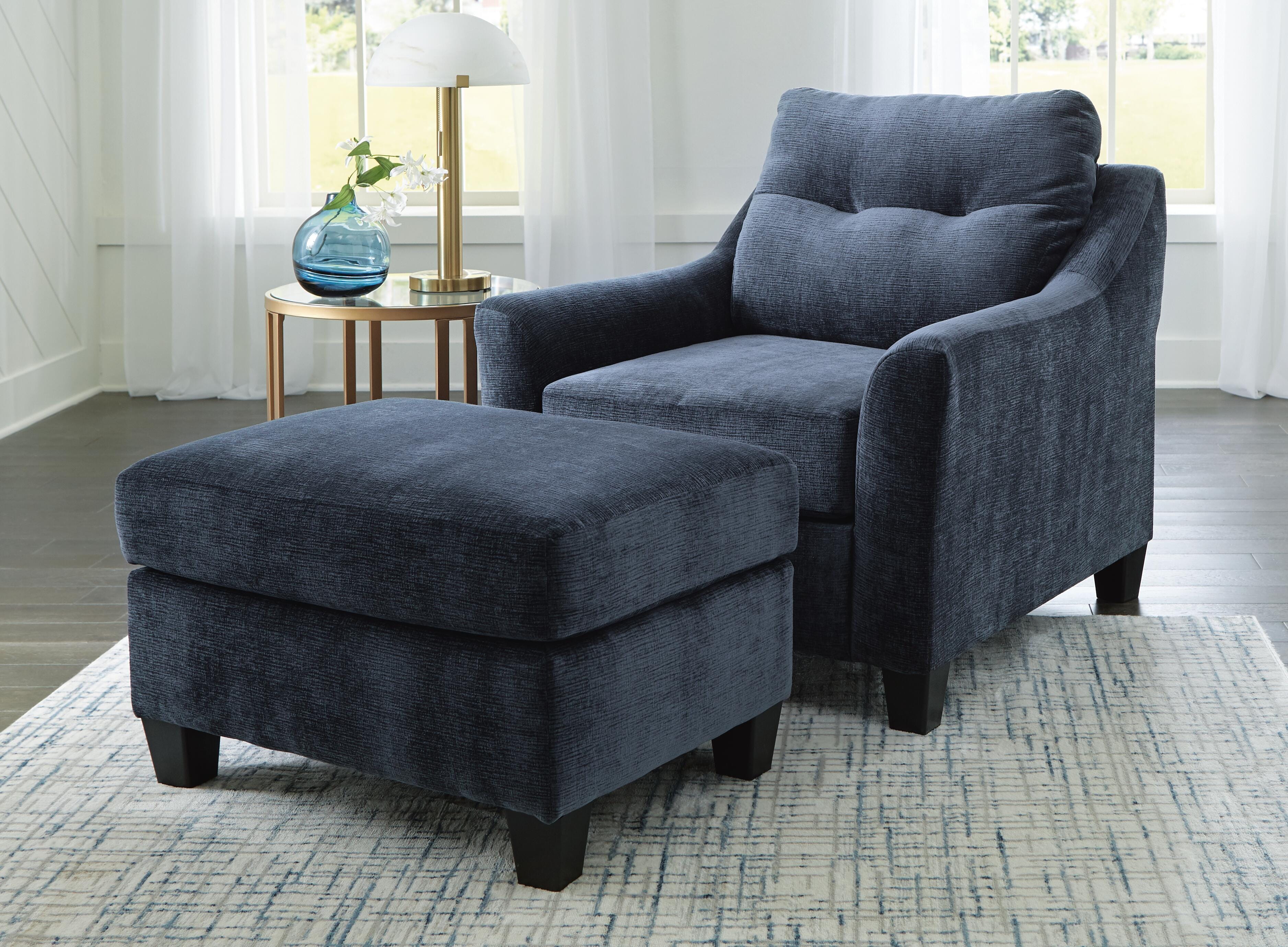 Amity Bay Chair and Ottoman - image 1