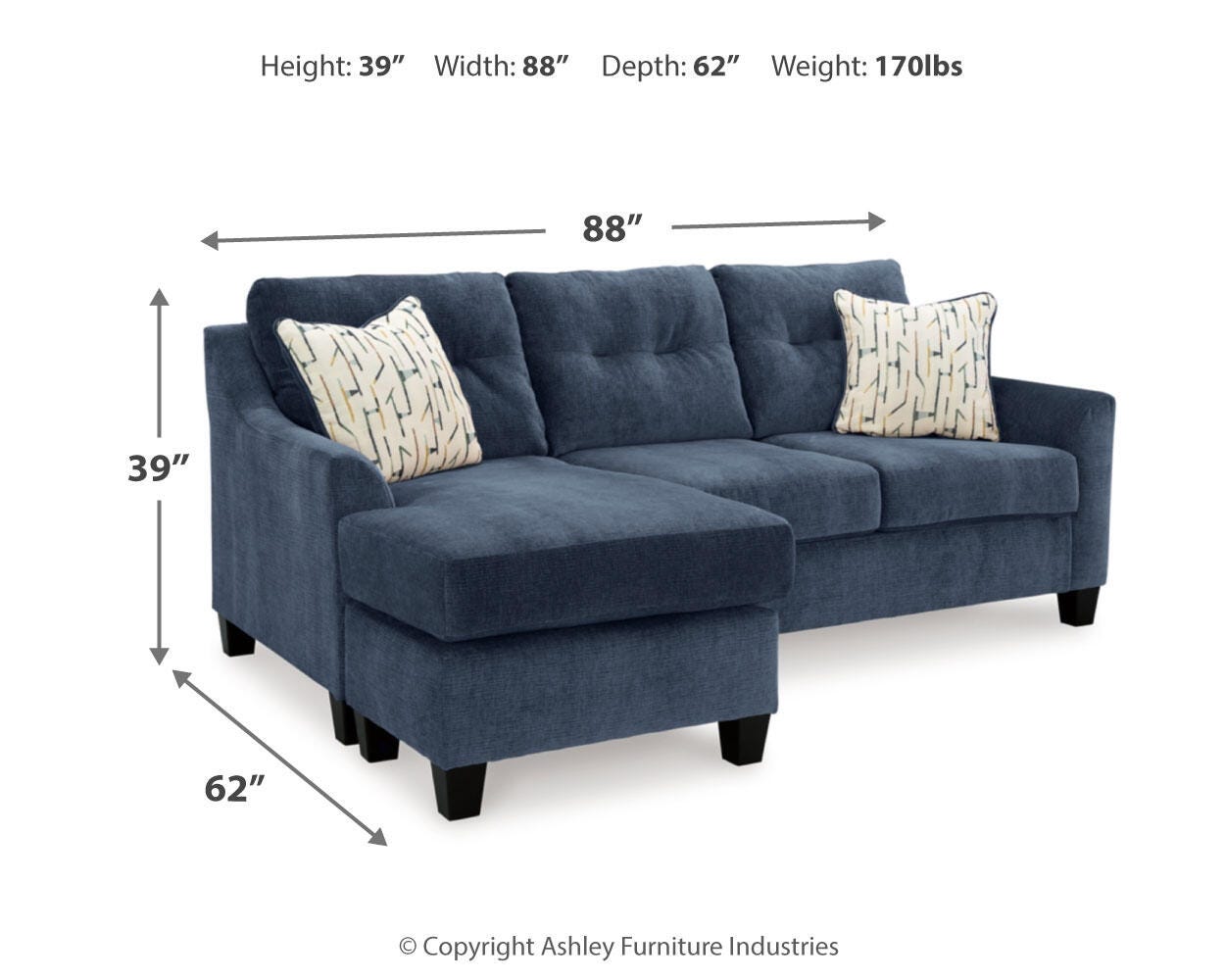 Amity Bay Sofa Chaise, Chair, and Ottoman - image 18