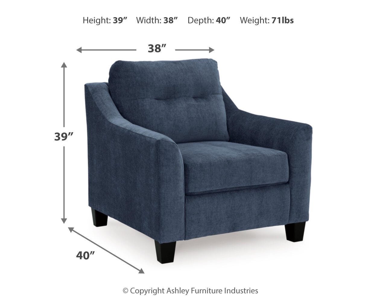 Amity Bay Sofa Chaise, Chair, and Ottoman - image 19