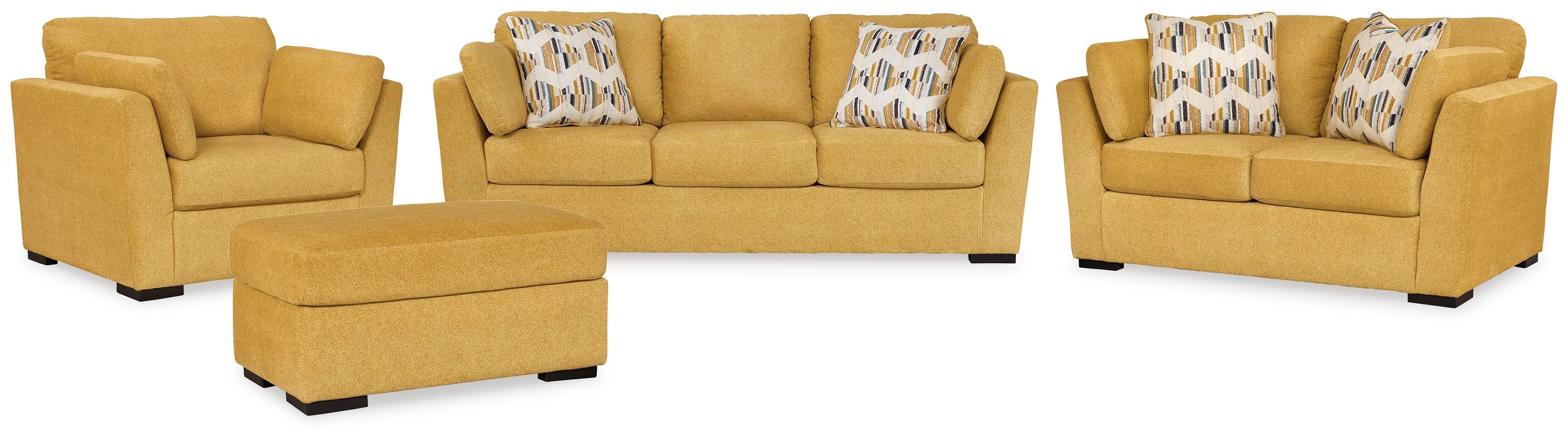 Sofá, diván, sillón grande y otomana Keerwick - image 2